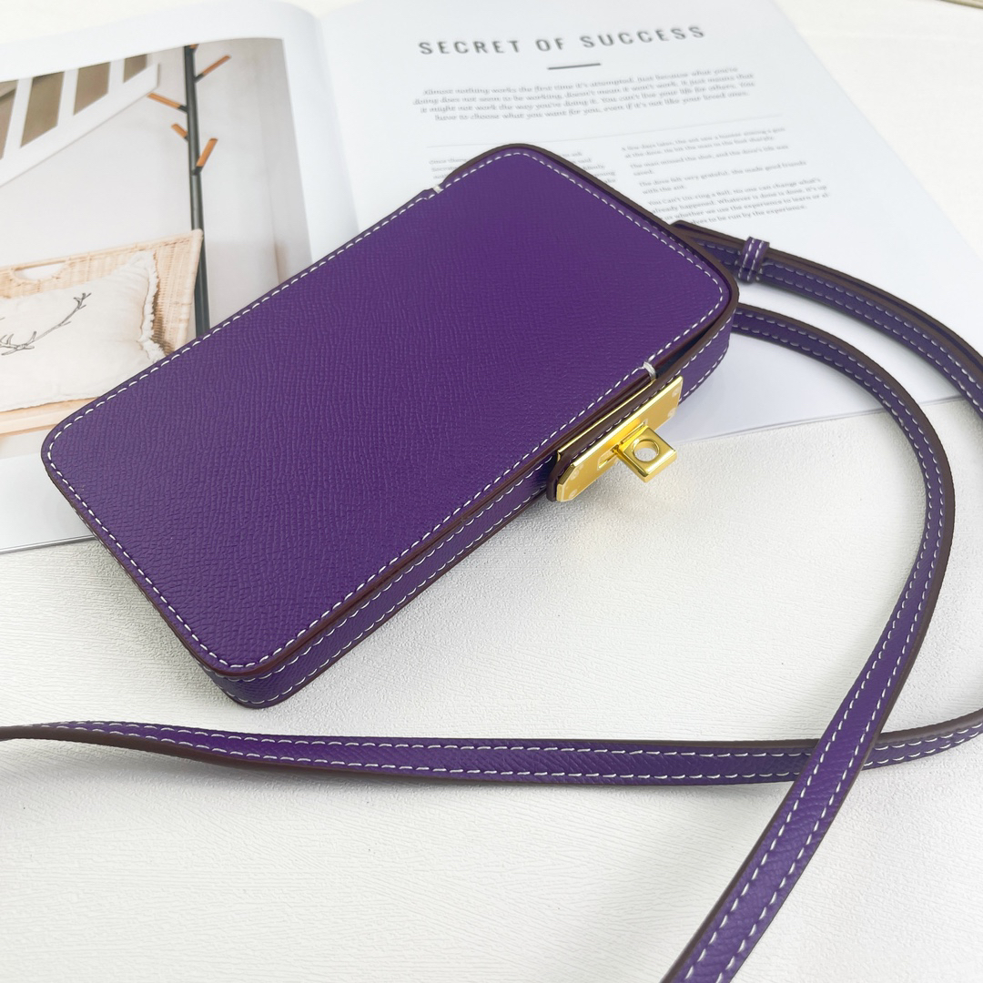 Hermès Hac a Box Tadelakt Calfskin Phone Case - Image 4