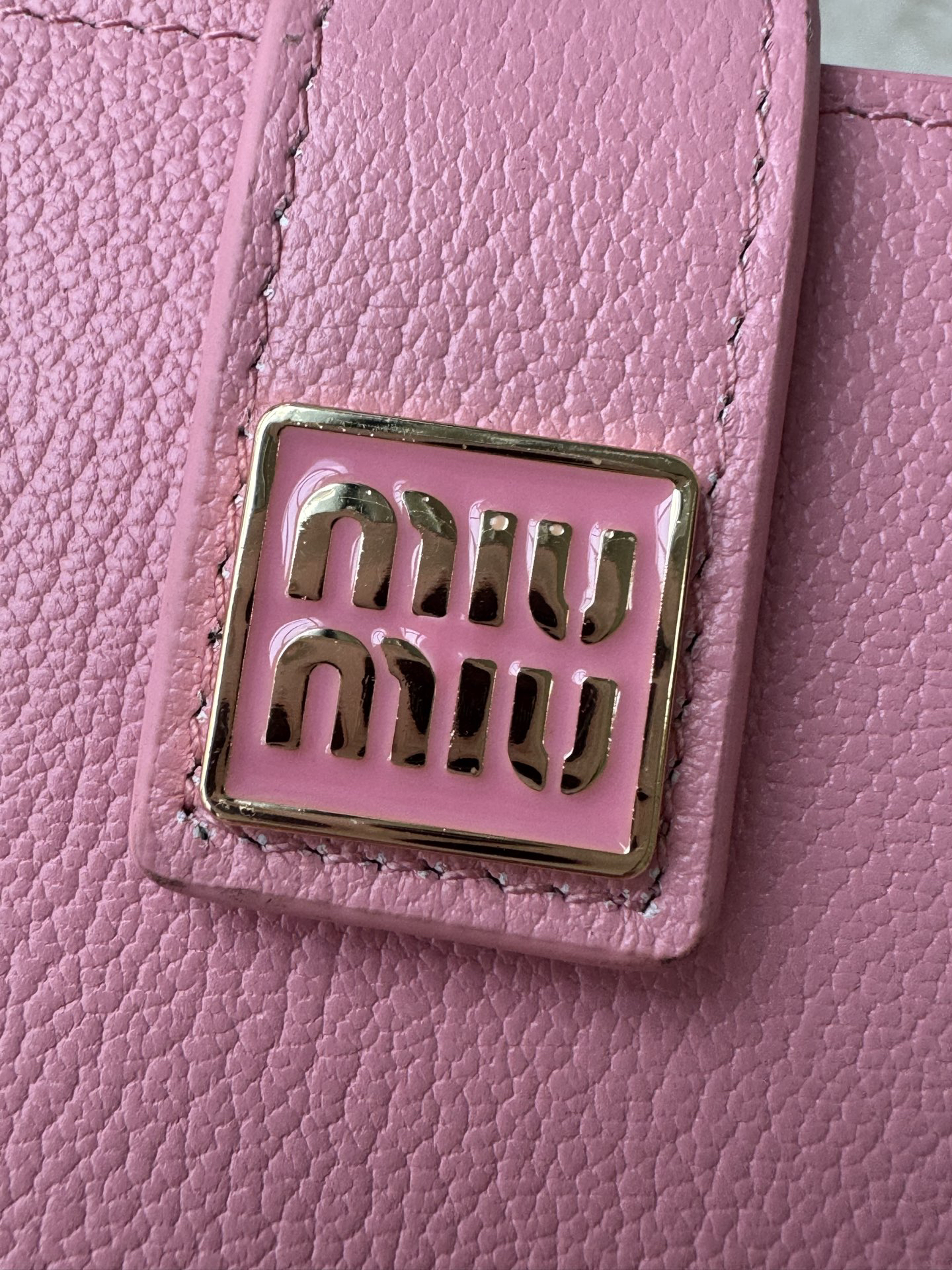 Miu Miu Leather Card Holder - Image 4