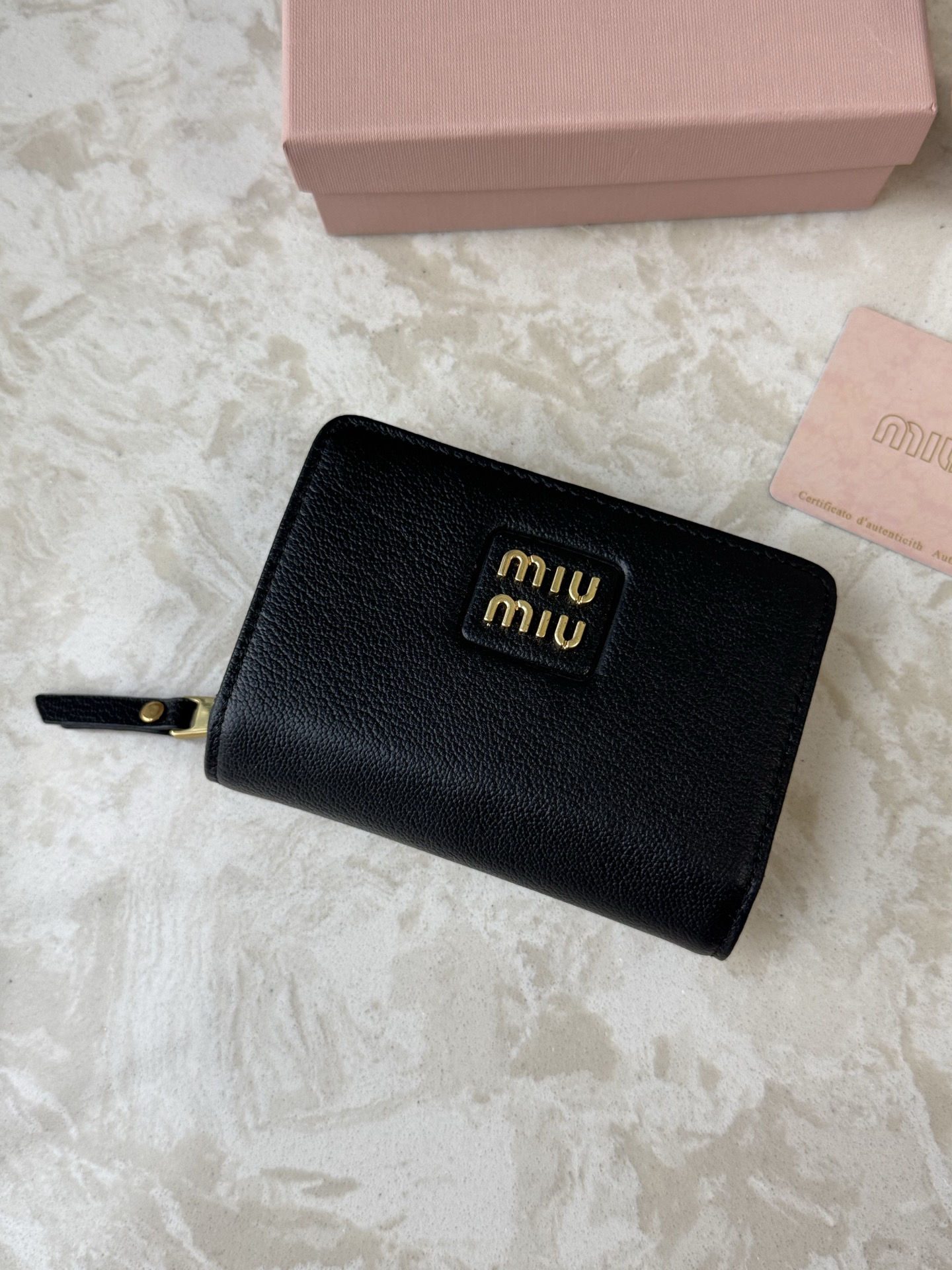 Miu Miu Leather Slim Wallet - Image 4