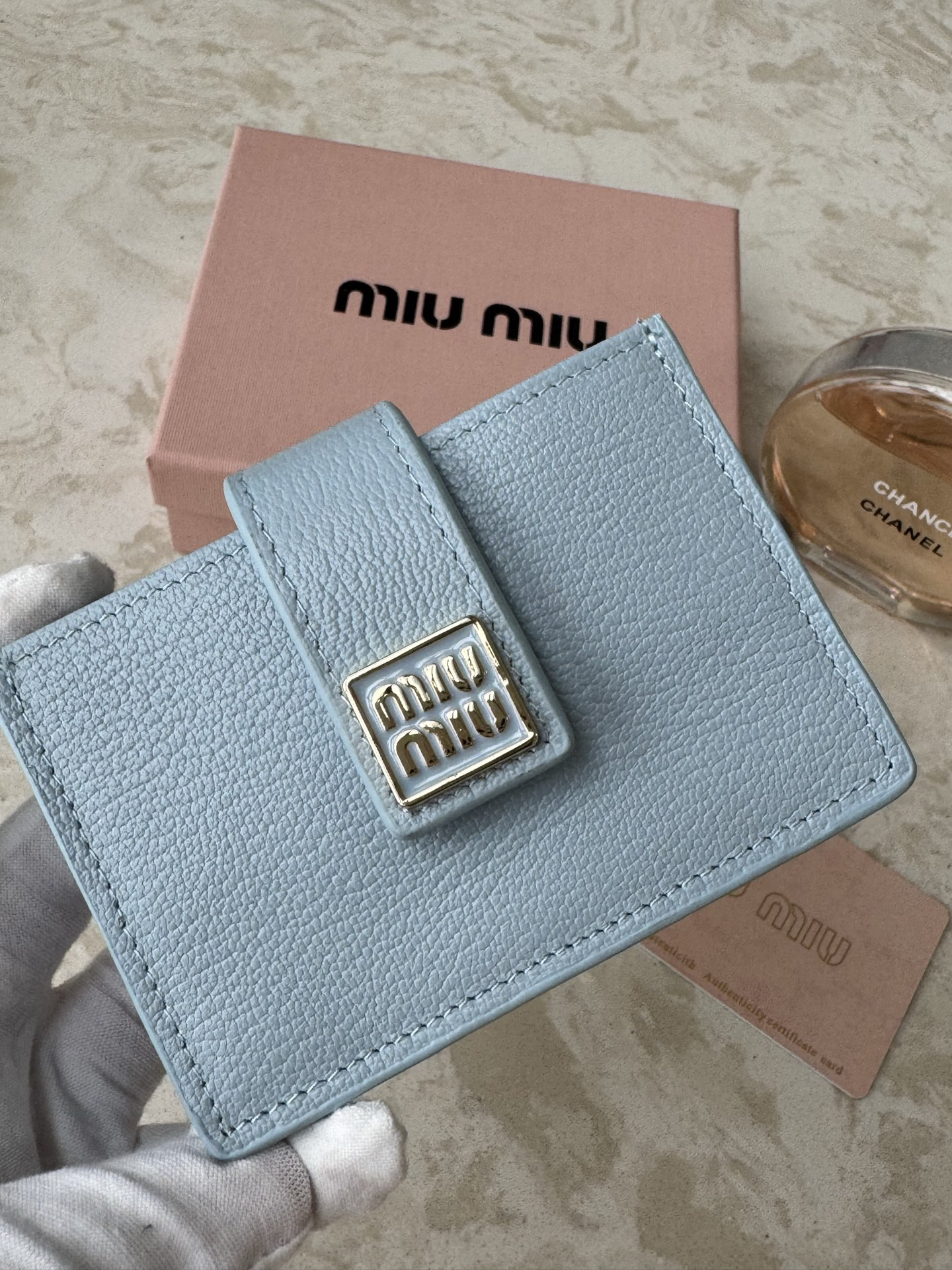 Miu Miu Slim Leather Wallet - Image 4