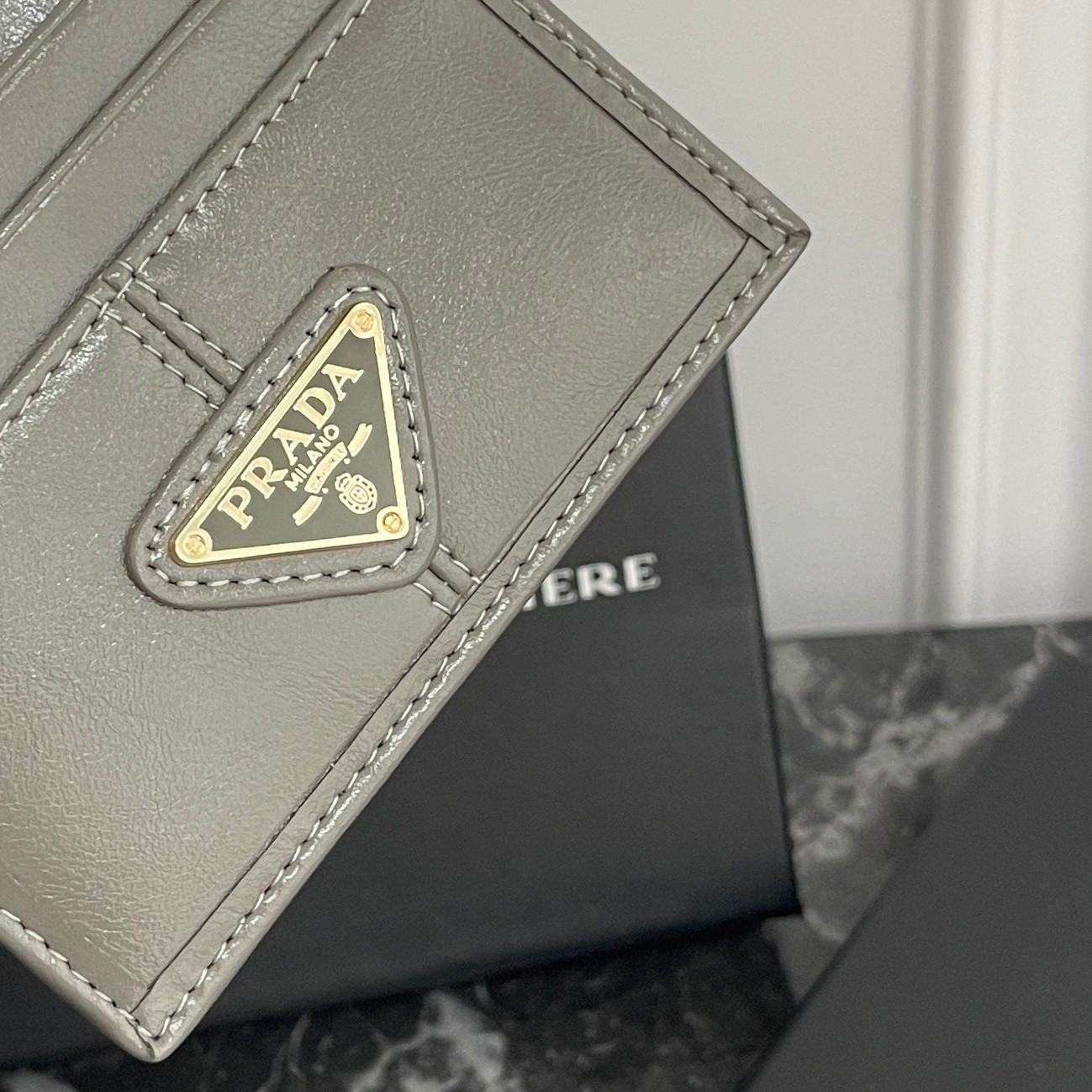 Prada Saffiano Leather Card Holder - Image 4