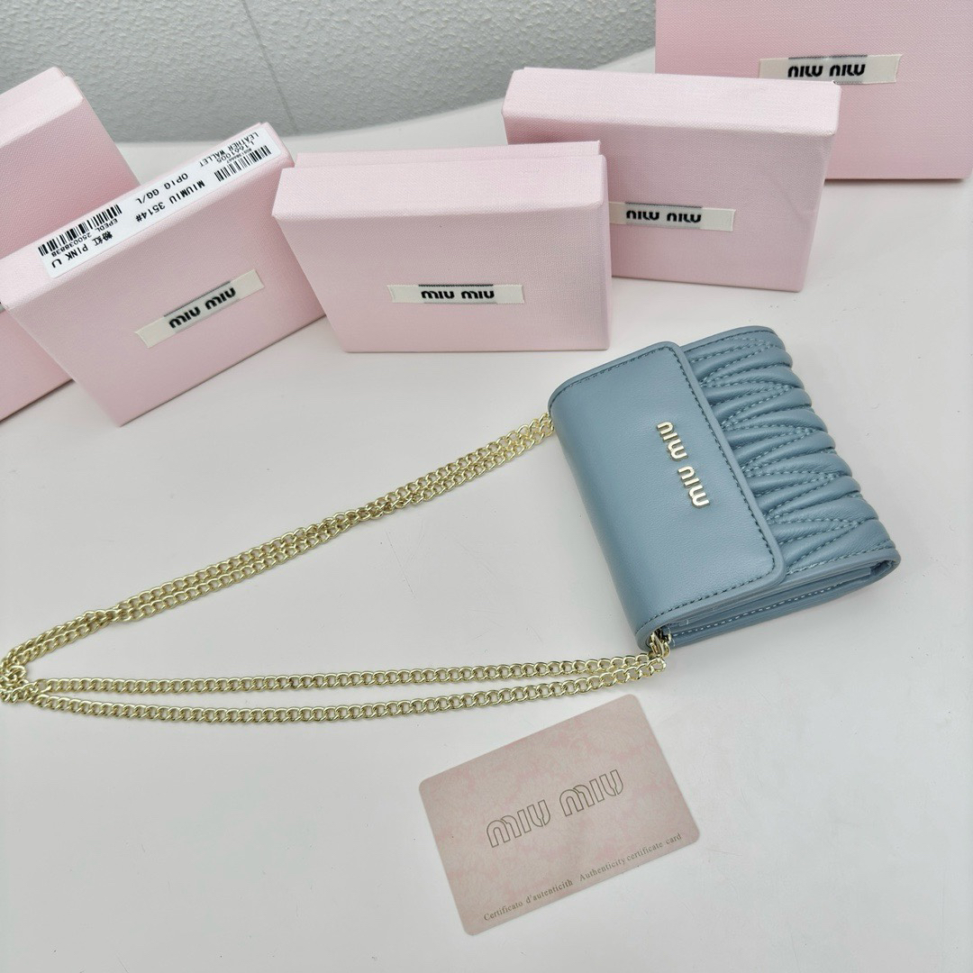 Miu Miu Mini Lambskin Bag - Image 4