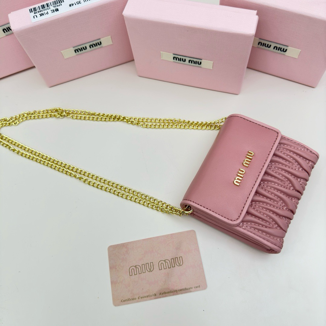Miu Miu Lambskin Mini Bag 3512 - Image 4