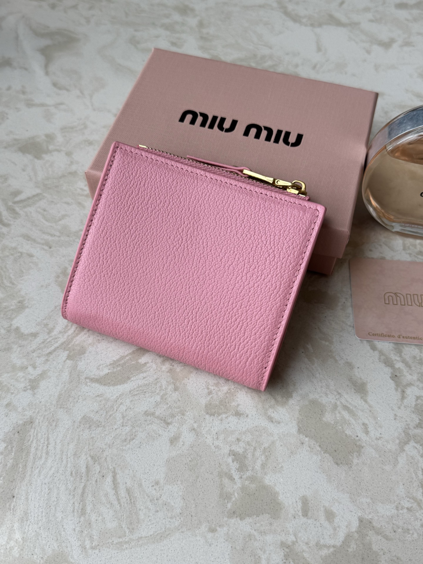 Miu Miu Leather Card Holder - Image 4