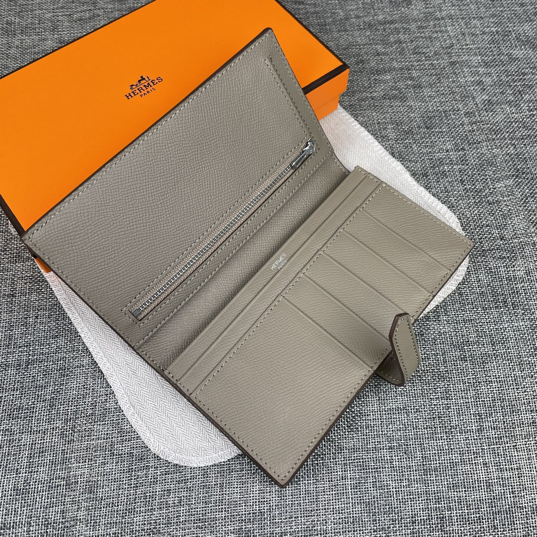 Hermès Empson Leather Long Wallet - Image 4