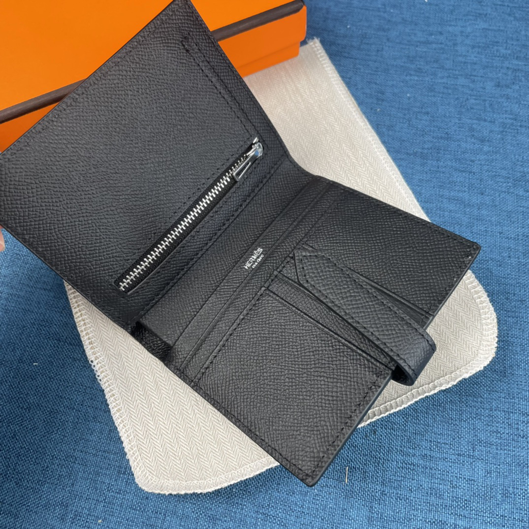 Hermès Palm-Grain Leather Wallet - Image 4