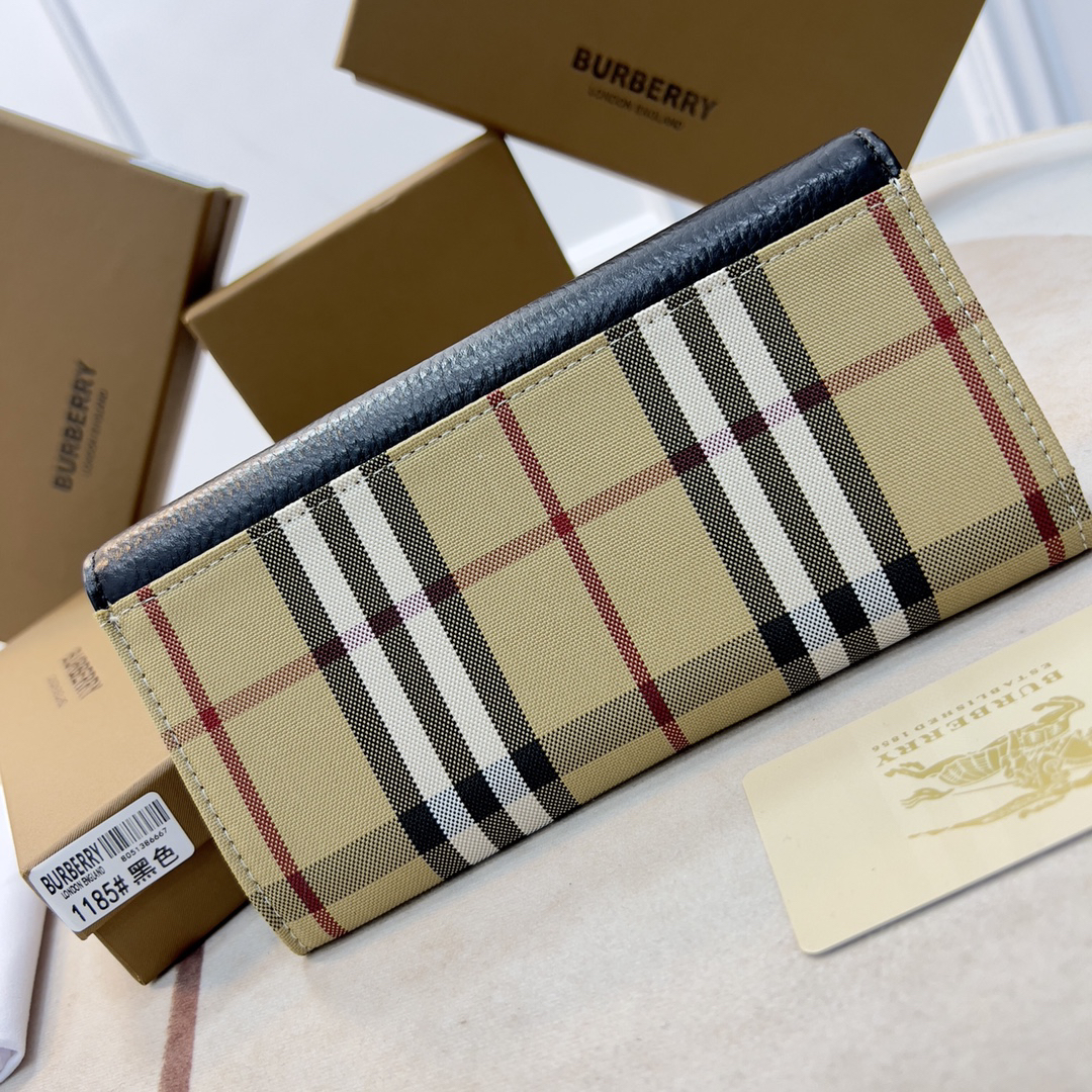 Burberry Vintage Check Long Wallet - Image 4