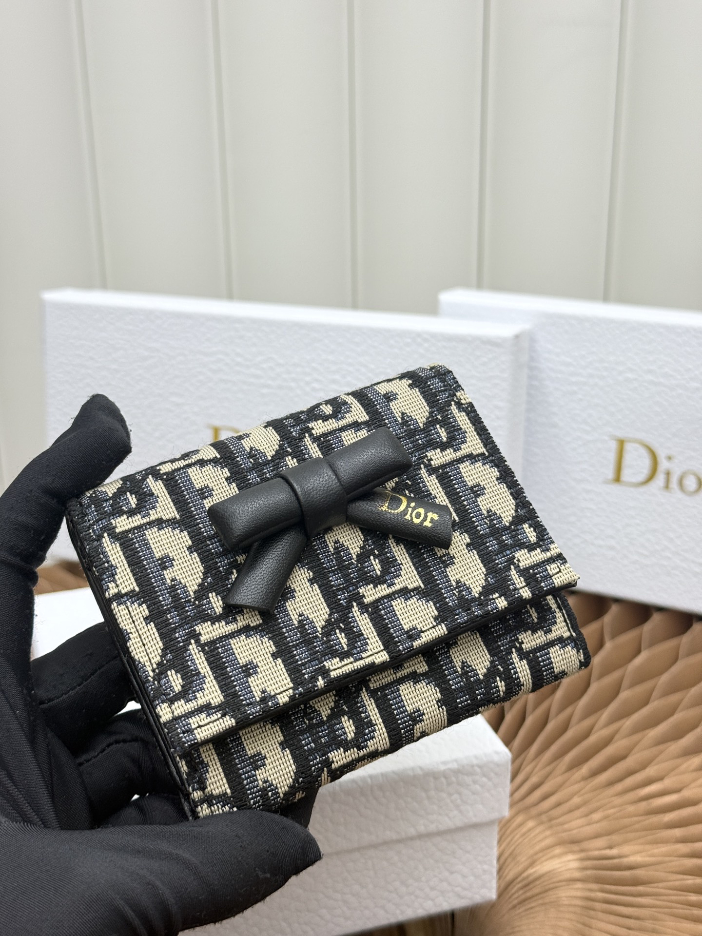 Lady Dior 'Lotus' Wallet - Image 4