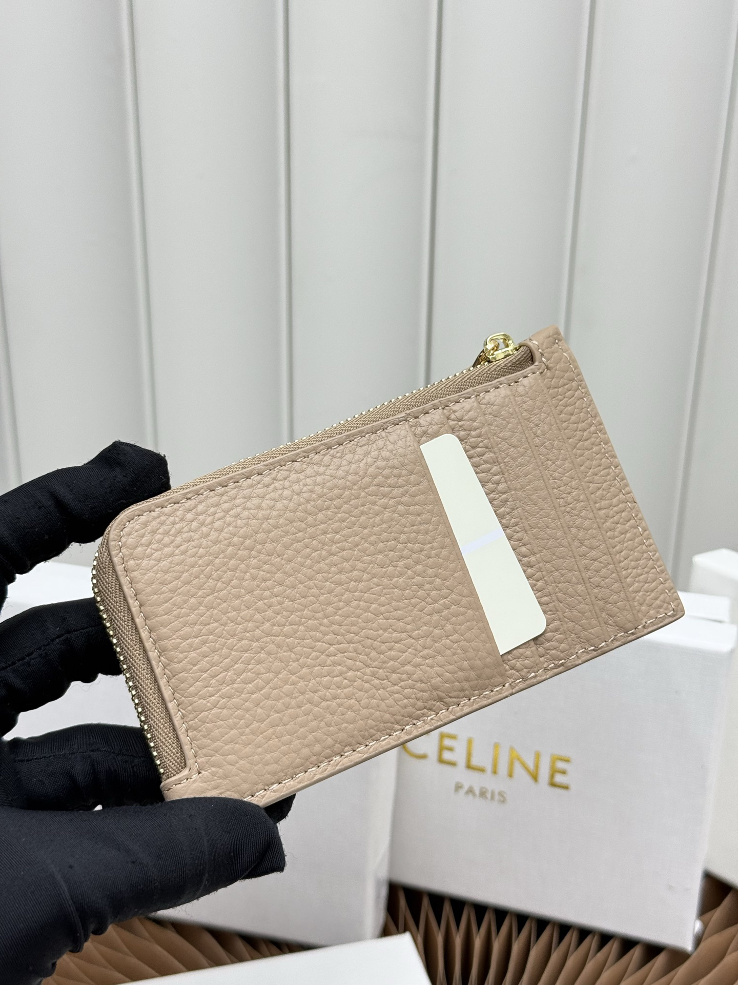 Celine Triomphe Long Zip Card Holder - Image 4