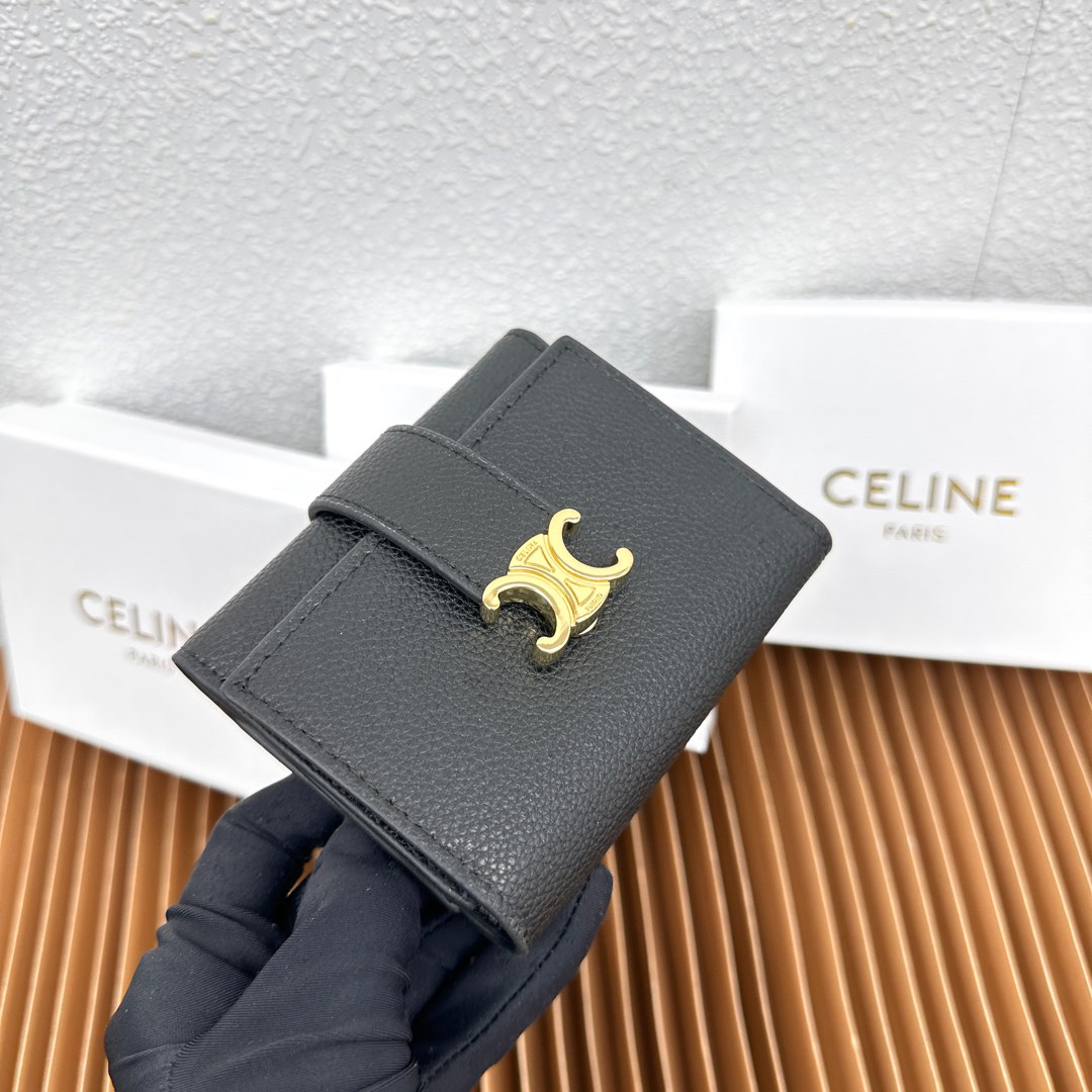 CELINE VICTOIRE Soft Calfskin Leather Wallet - Image 4