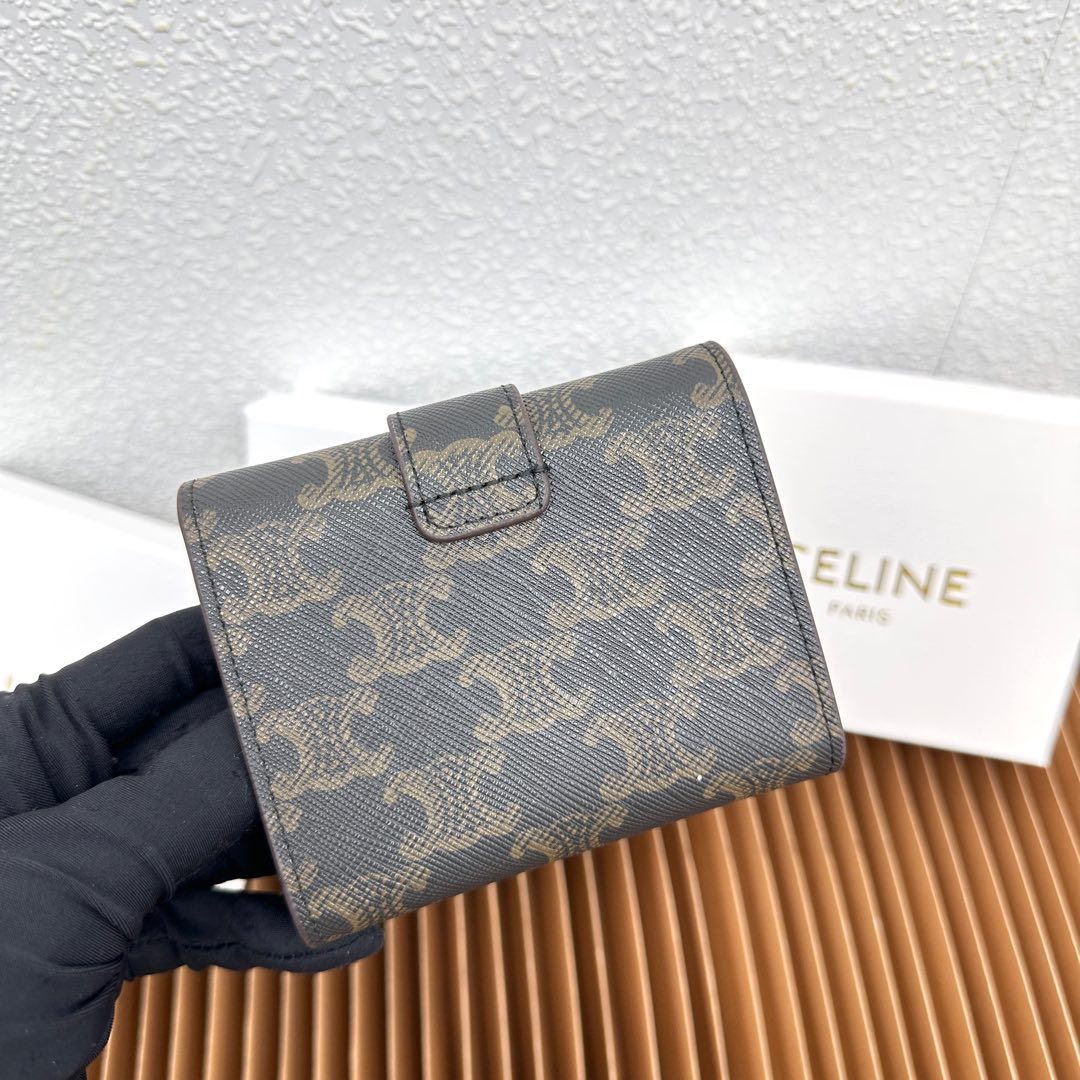 CELINE VICTOIRE Triomphe Leather Wallet - Image 4