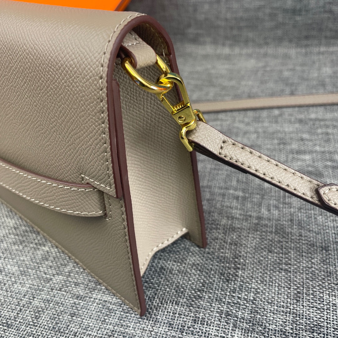 Hermès Kelly Palm-Grain Cowhide Crossbody Bag - Image 4
