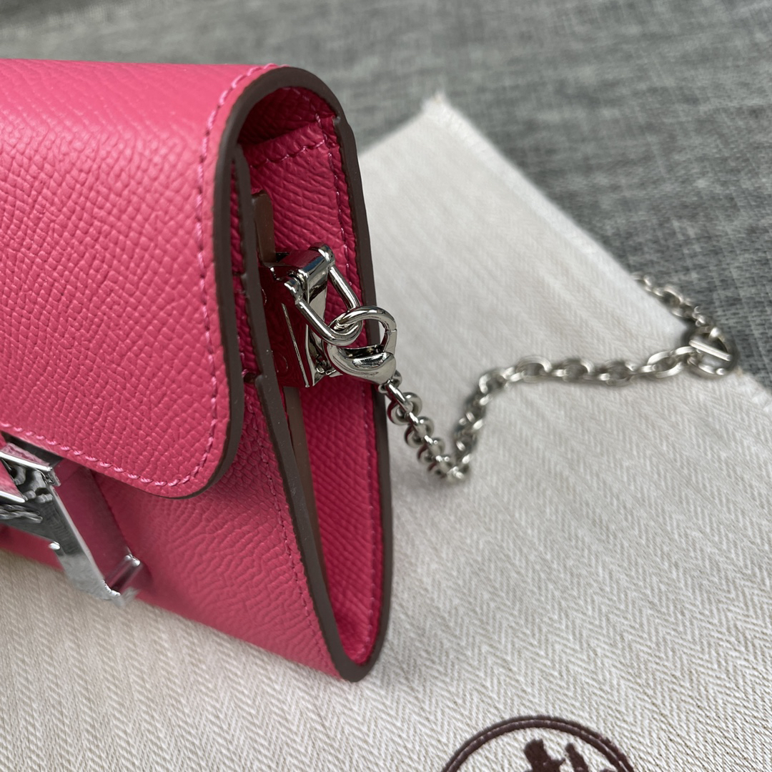 Hermes Constance Palm-Grain Leather Card Holder - Image 4