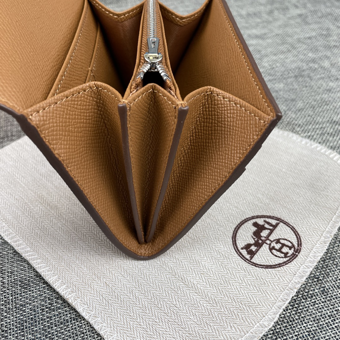 Hermes Constance 537 Palm-Grain Leather Wallet - Image 4