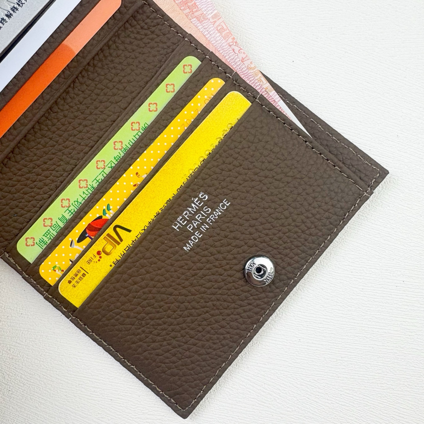Hermès Silk'in Togo Calfskin Wallet - Image 4
