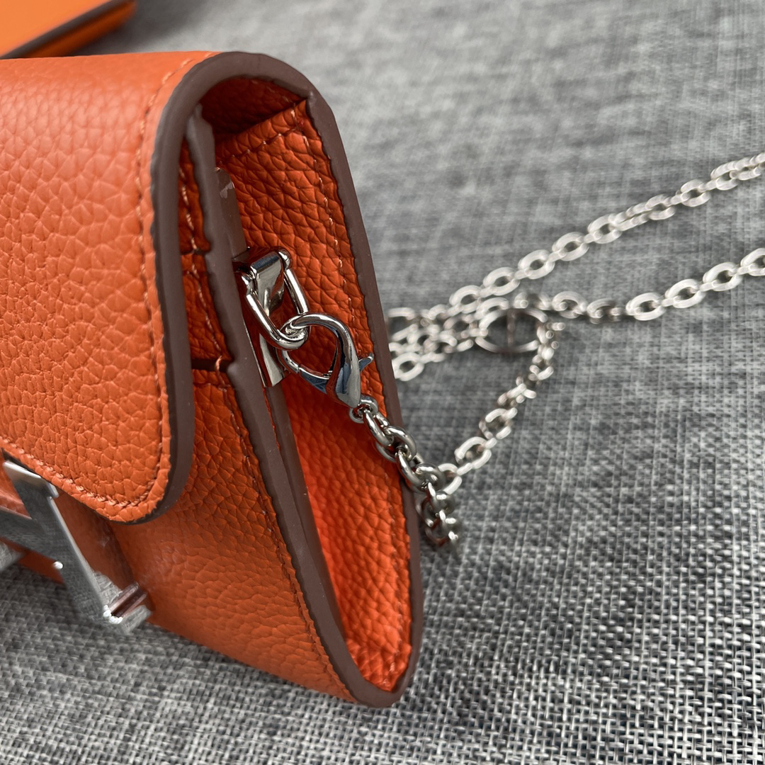 Hermes Constance Mini Leather Crossbody Bag - Image 4