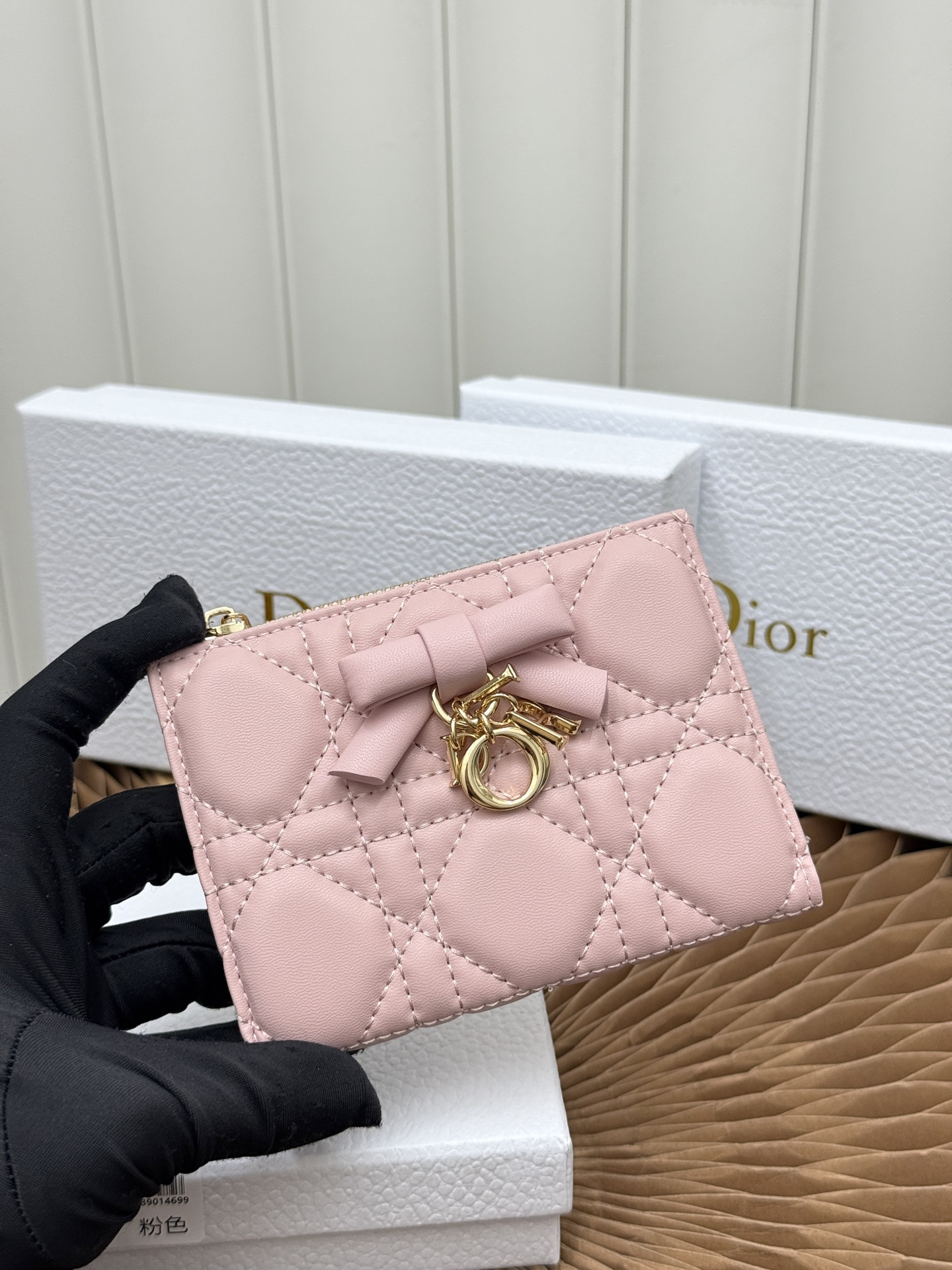Lady Dior Dahlia Wallet - Image 4