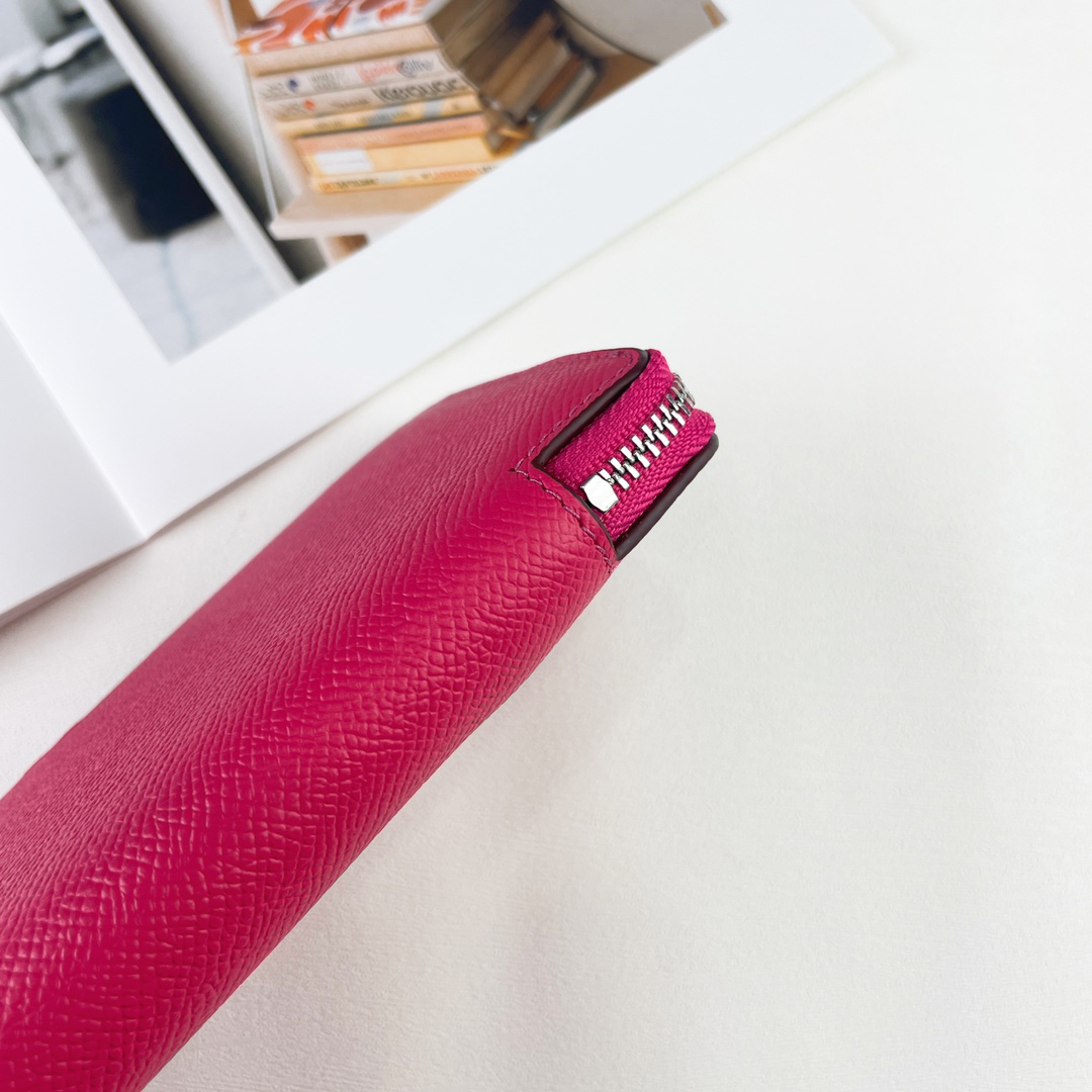 Hermes Silk'In Classic Zip Wallet - Image 4