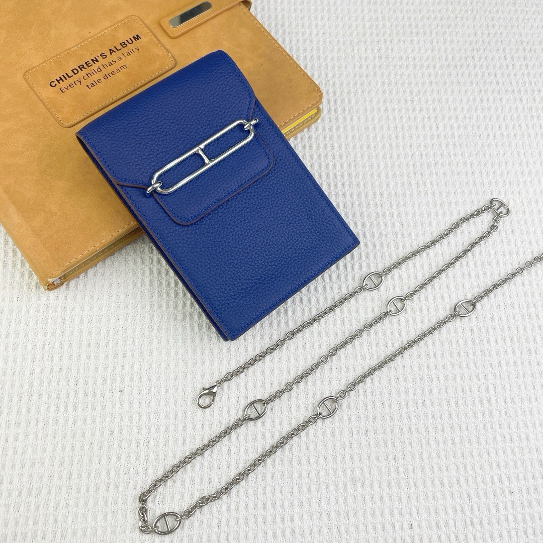 Hermes Pig Nose Leather Crossbody Bag - Image 4