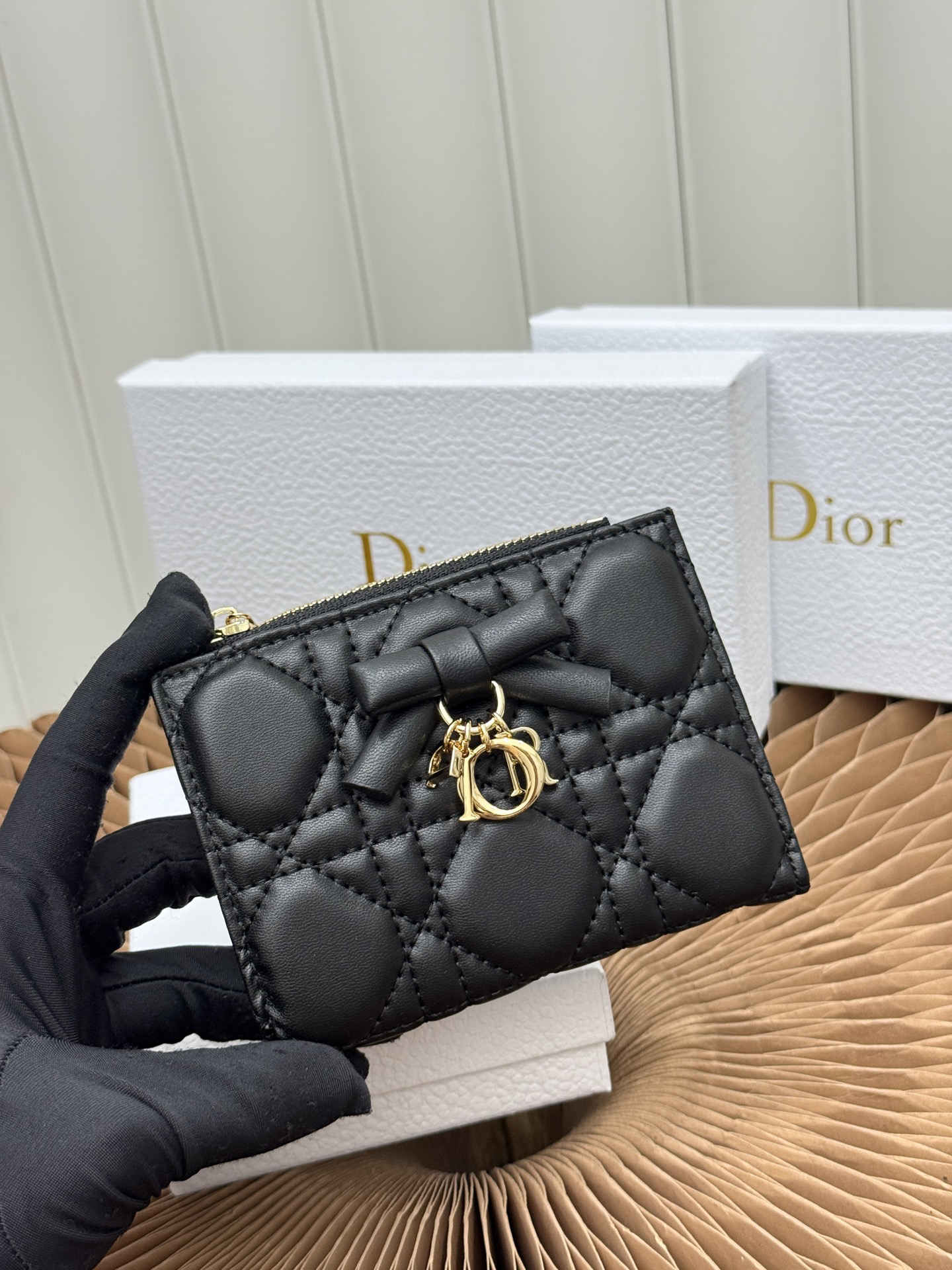 Lady Dior Dahlia Wallet - Image 4
