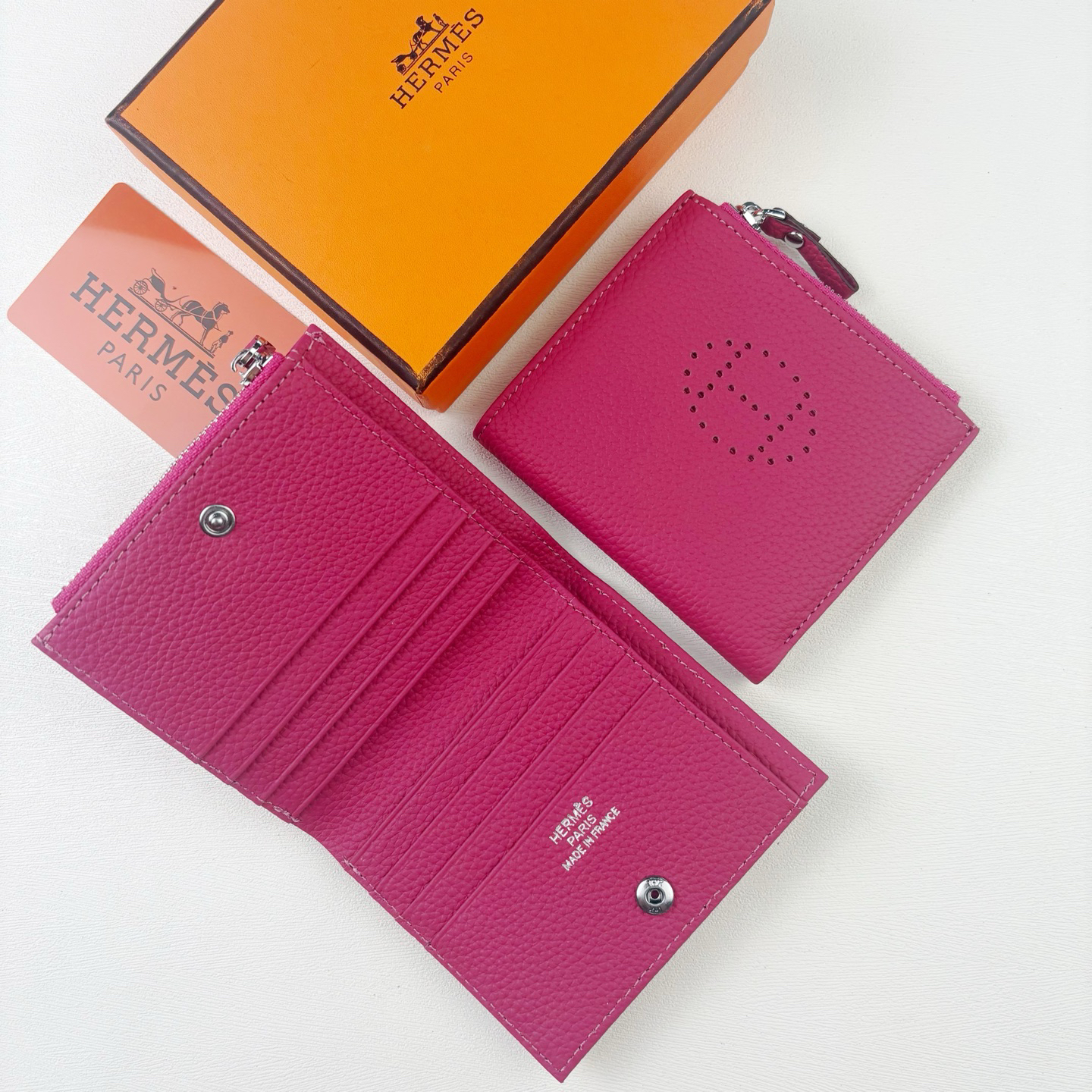 Hermès Silk'in Togo Women's Wallet - Image 4