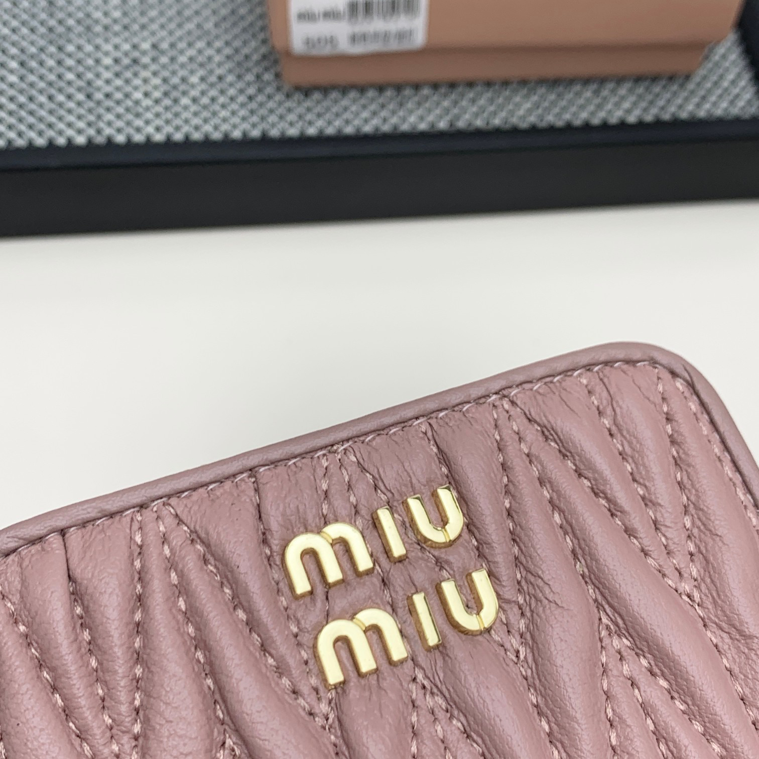Miu Miu Lambskin Zip Coin Purse - Image 4