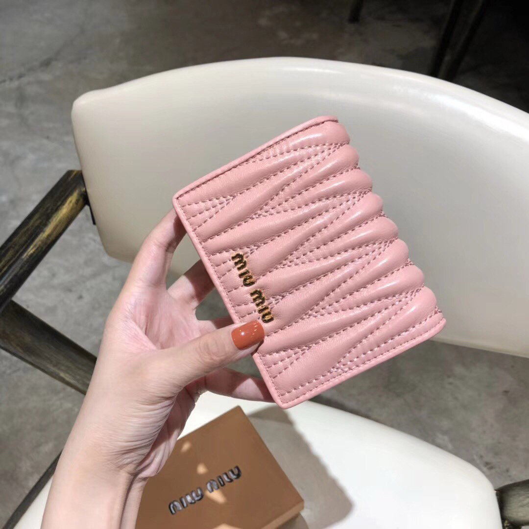 Miu Miu Lambskin Wallet 5439 - Image 4