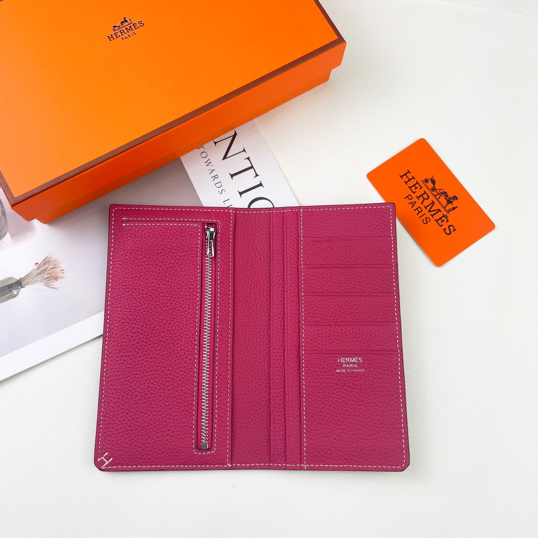 Hermès Evercolor Leather Long Wallet - Image 4