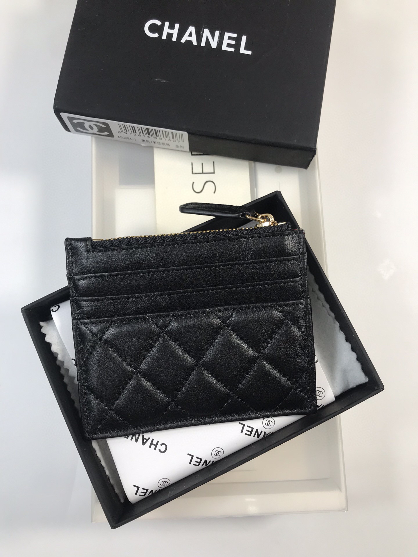 Chanel Lambskin Card Holder - Image 4