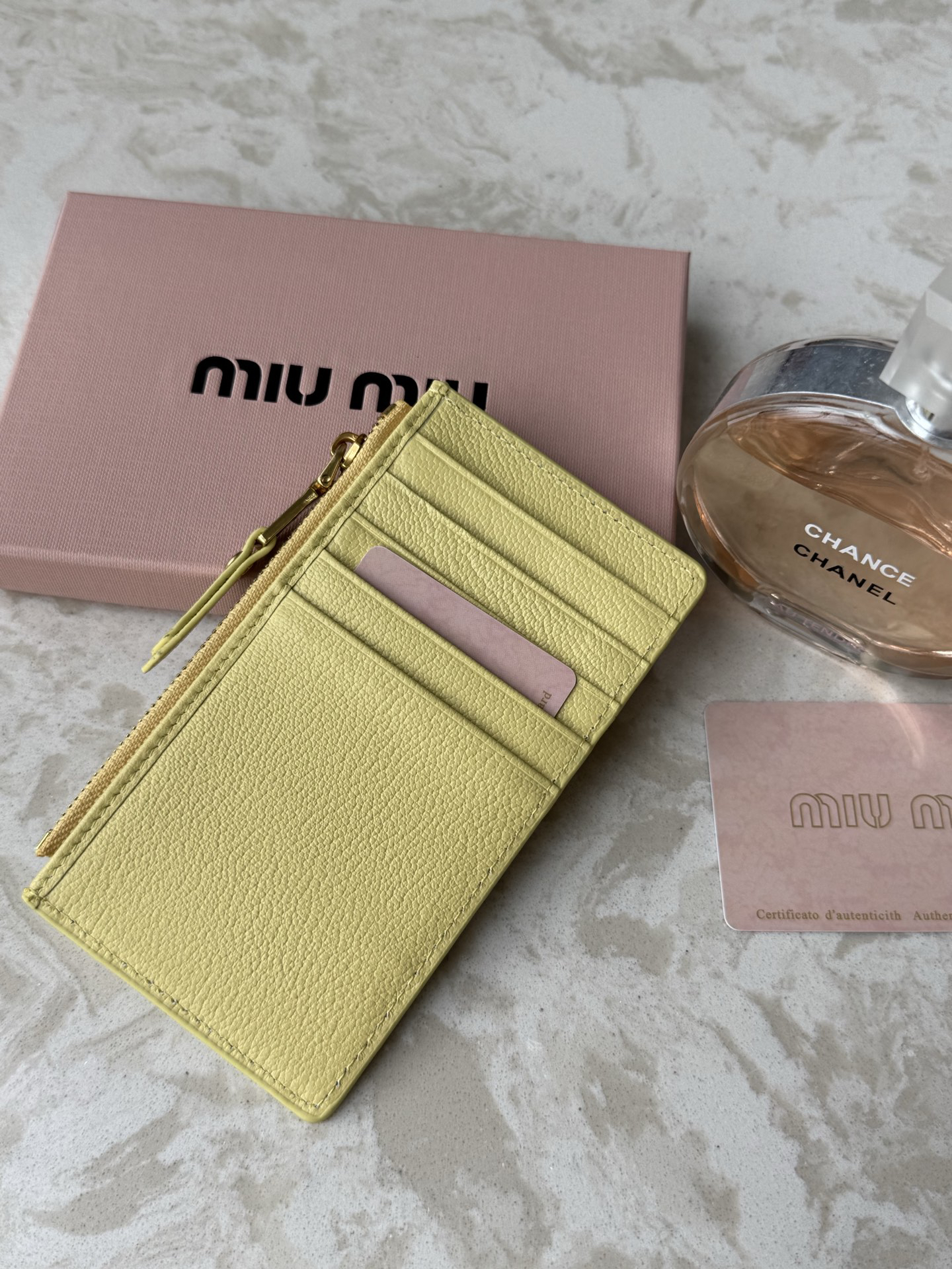 Miu Miu Slim Leather Wallet - Image 4