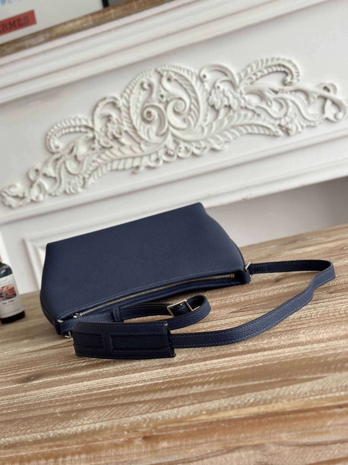 Hermès Berlingot Jewel Blue Crossbody Bag - Image 4