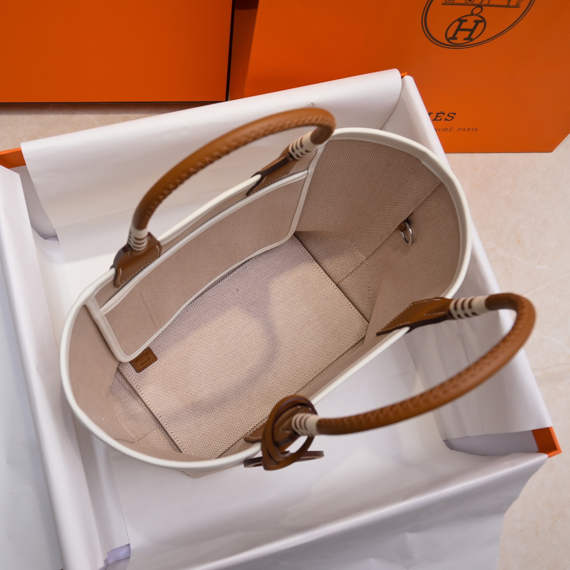 Hermes Steeple Tote Bag - Image 4