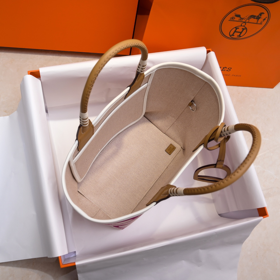 Hermès Steeple Tote Bag 25 cm - Image 4