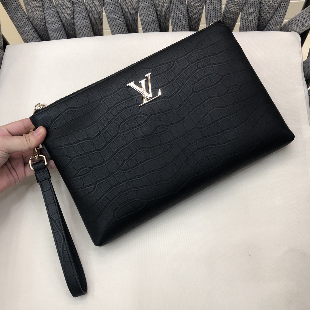 Louis Vuitton Black Cowhide Handbag - Image 5
