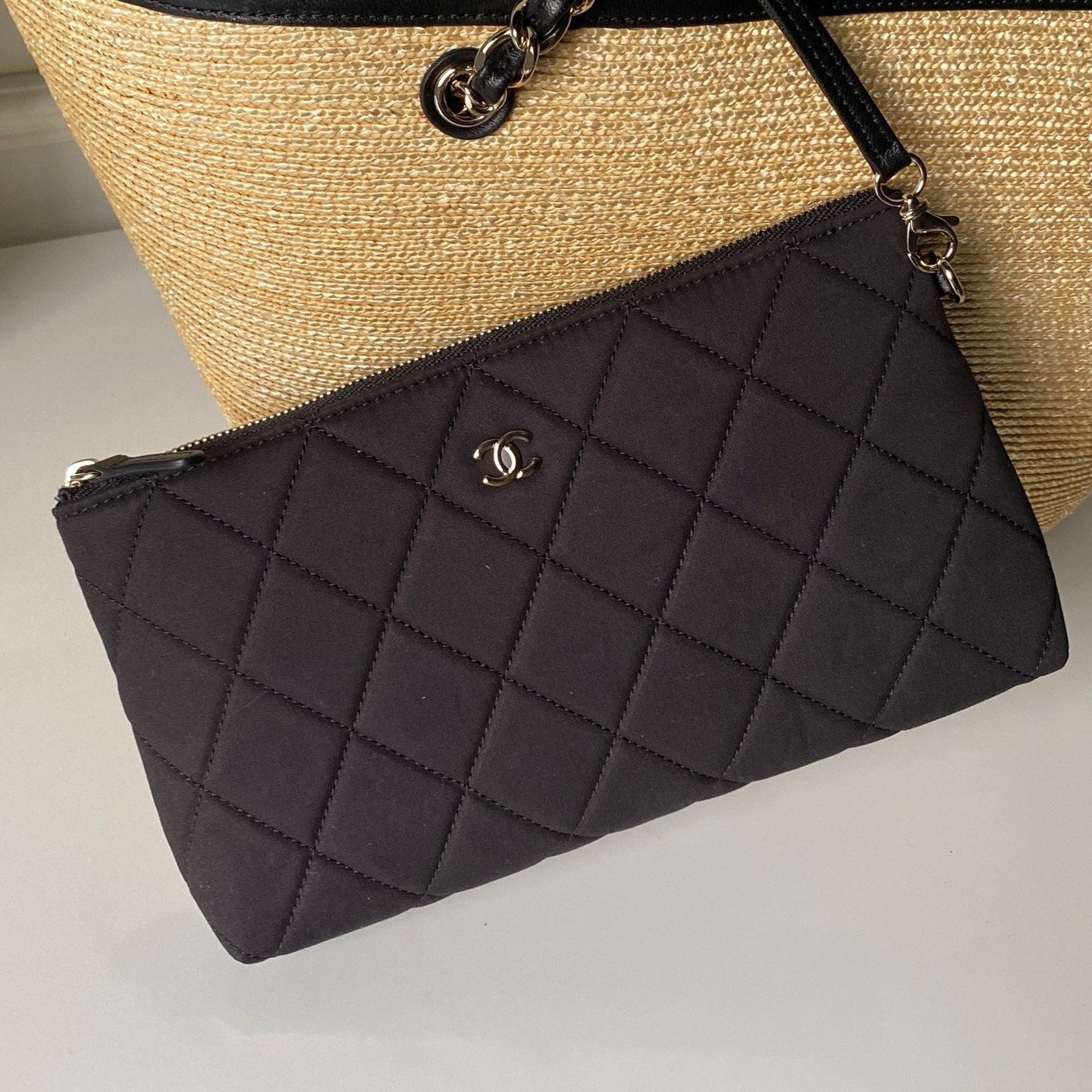 Chanel 26C Coco Beach Raffia Tote Bag AS5952 - Image 5