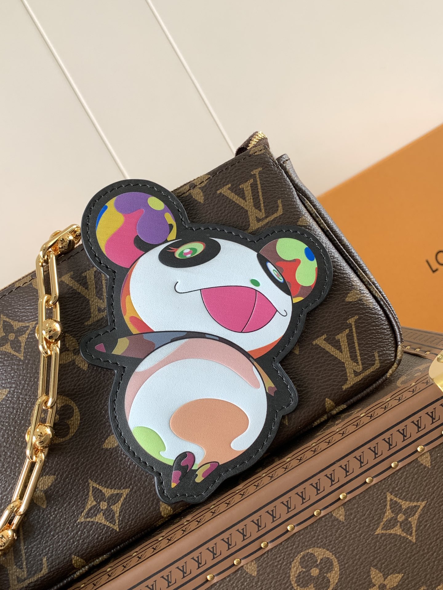 Louis Vuitton x Takashi Murakami Monogram Accessories Pouch - Image 5