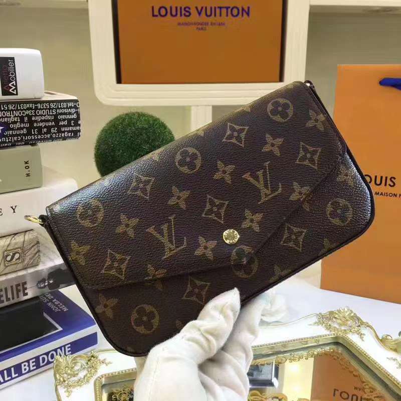 Louis Vuitton Felicie Three-Piece Clutch Bag - Image 5