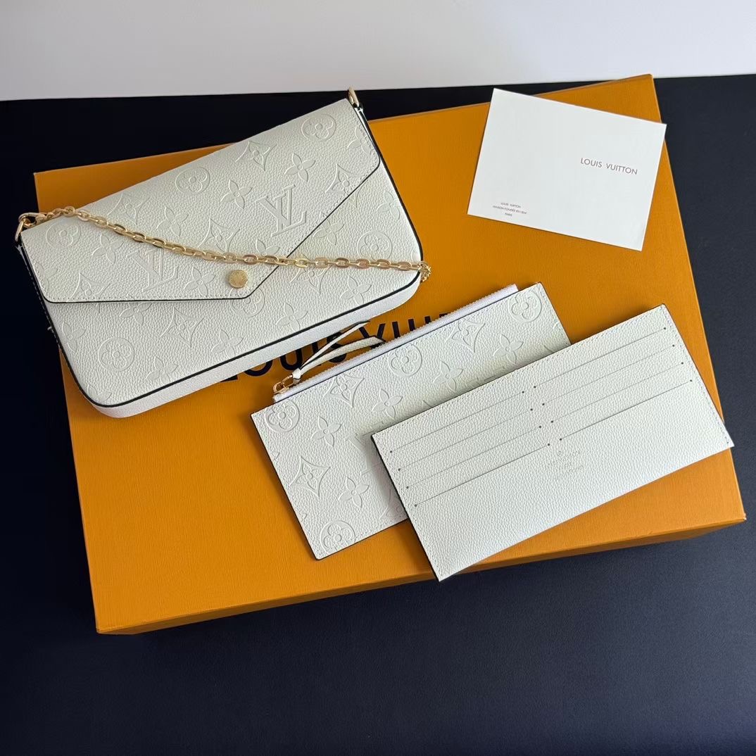 Louis Vuitton Félicie Pochette Three-in-One Chain Clutch - Image 5