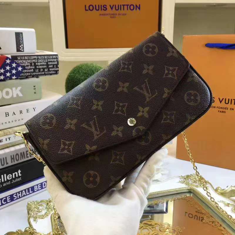 Louis Vuitton Felicie Three-Piece Clutch Bag - Model 61276 - Image 5