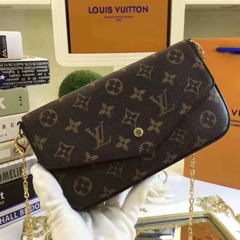 Louis Vuitton Felicie Three-Piece Clutch Bag - Image 5