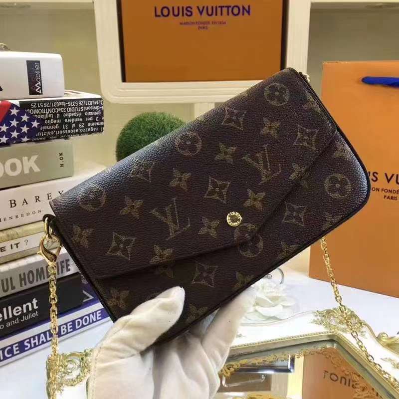 Louis Vuitton Felicie Three-Piece Clutch Bag - Image 5