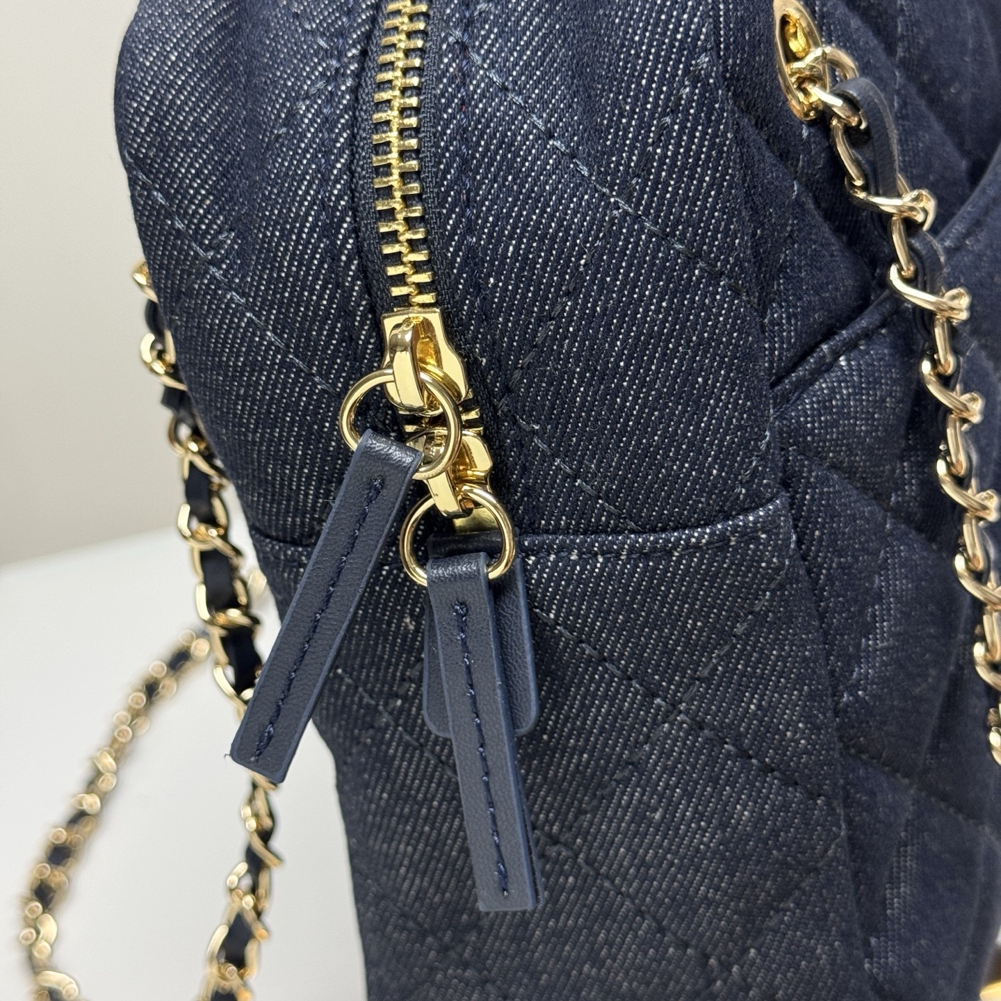 Chanel 26A Denim Series Bowling Bag - Image 5