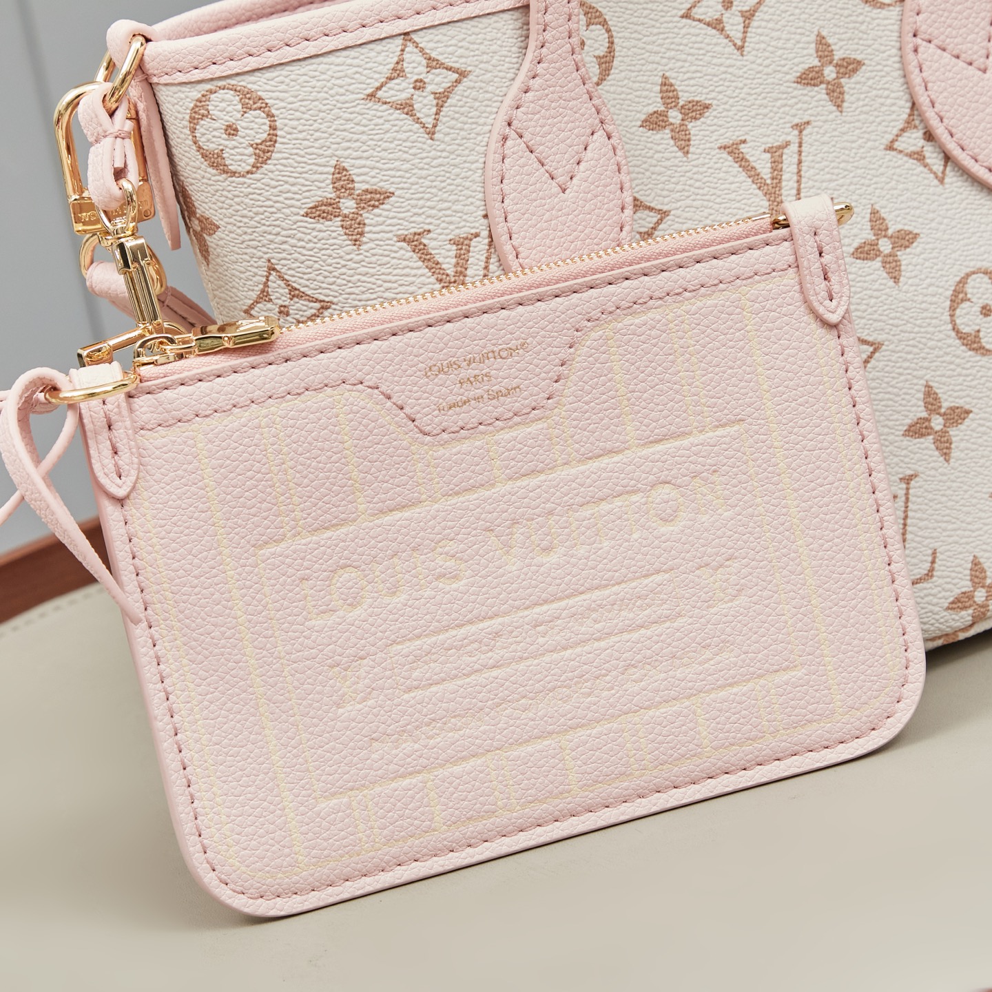 Louis Vuitton Neverfull Inside Out BB Handbag M2A466 M2A465 - Image 5