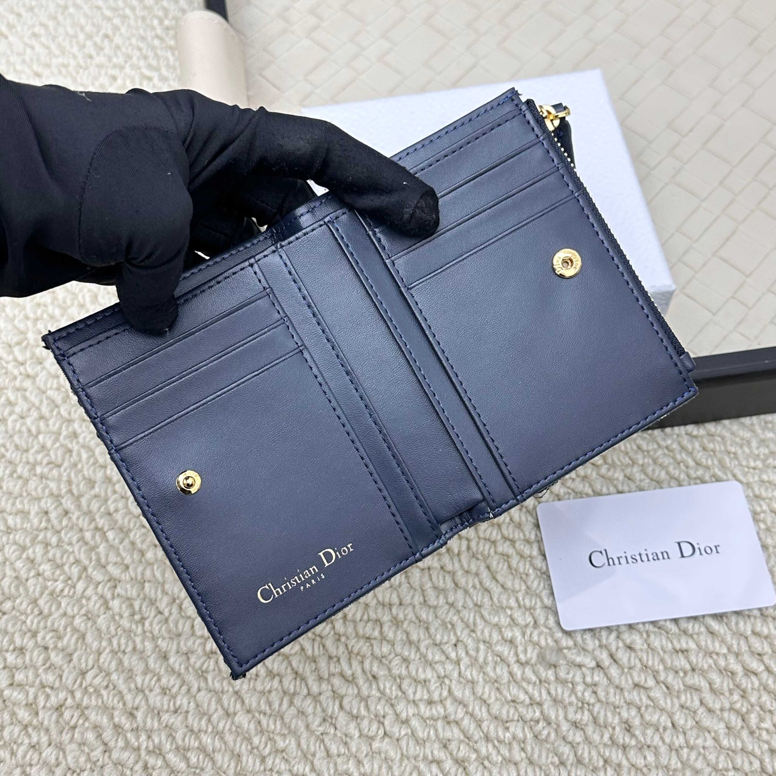 Dior Caro Dahlia Wallet - Image 5