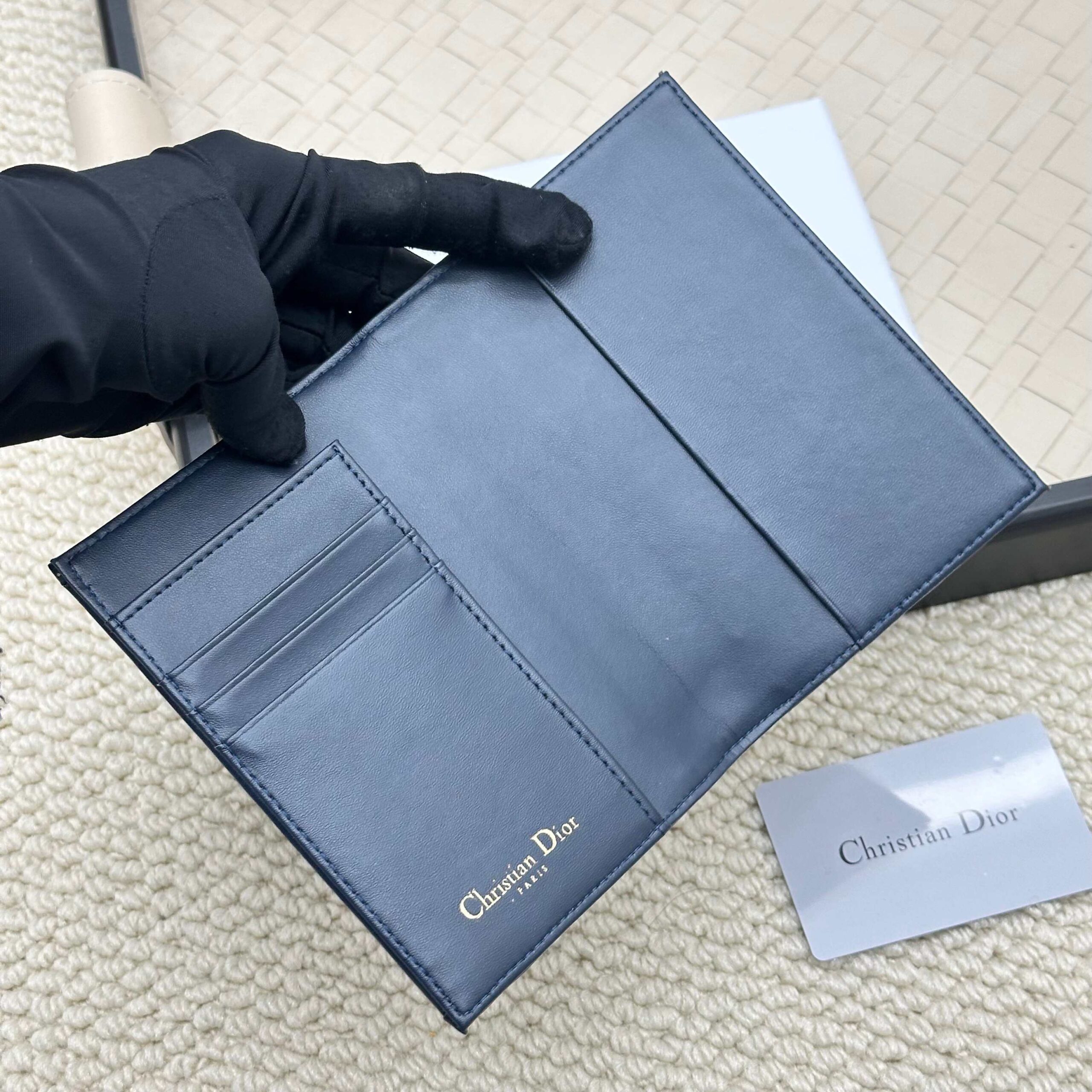 Dior Oblique Passport Holder - Image 5