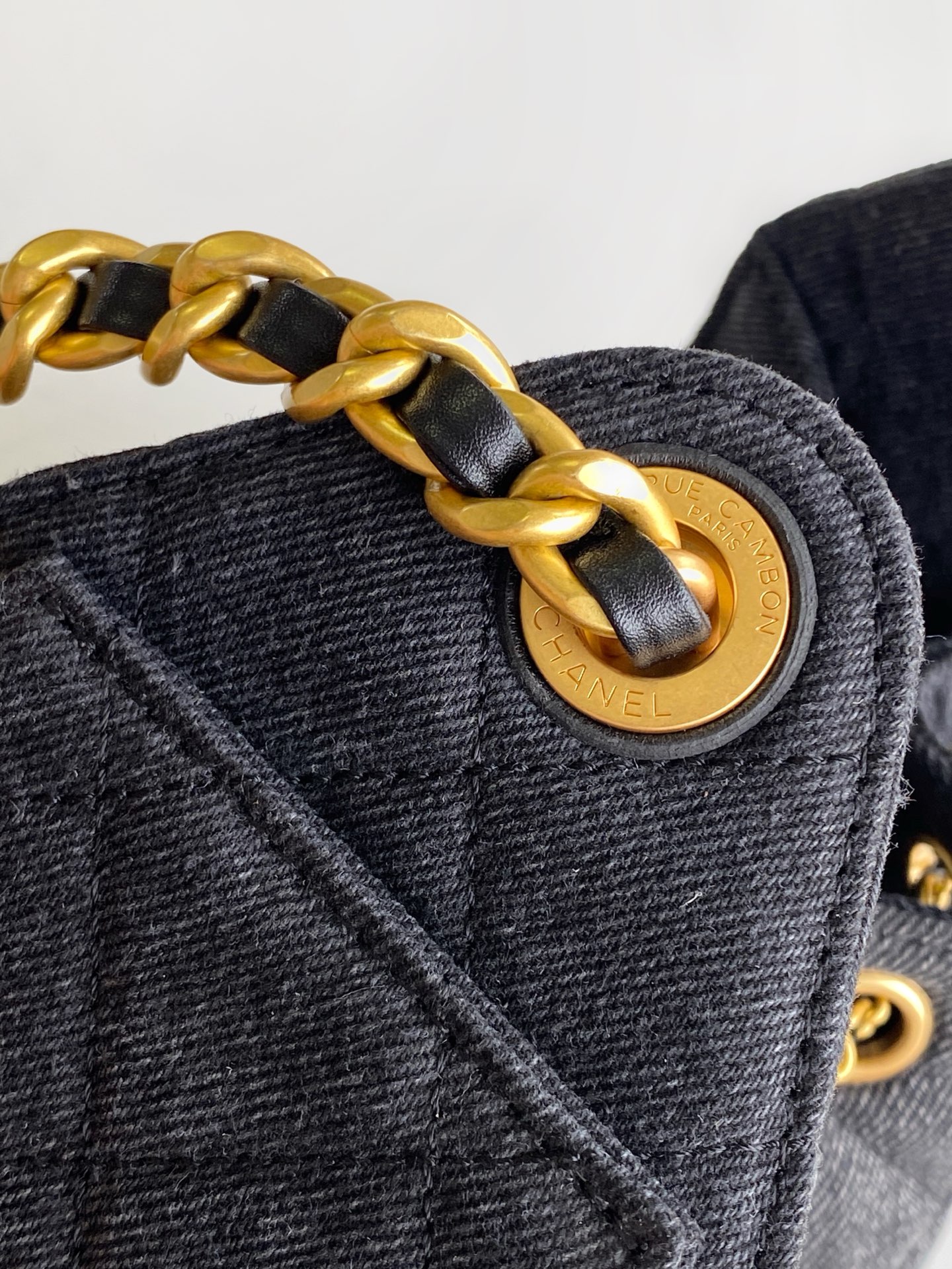 Chanel Mini Denim Hobo Bag AS5631 - Image 5