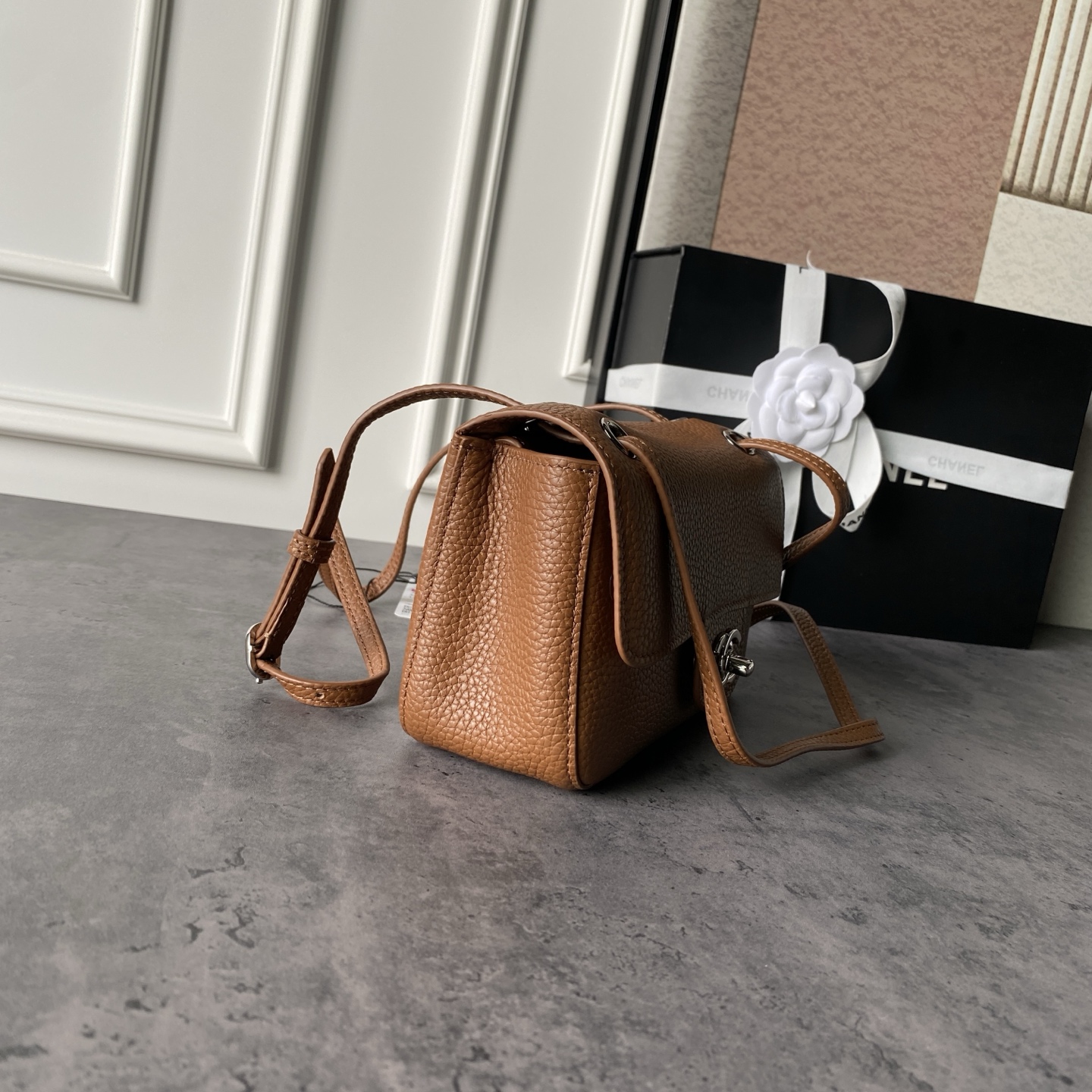 Chanel 26B Mini Flap Shoulder Bag - Image 5