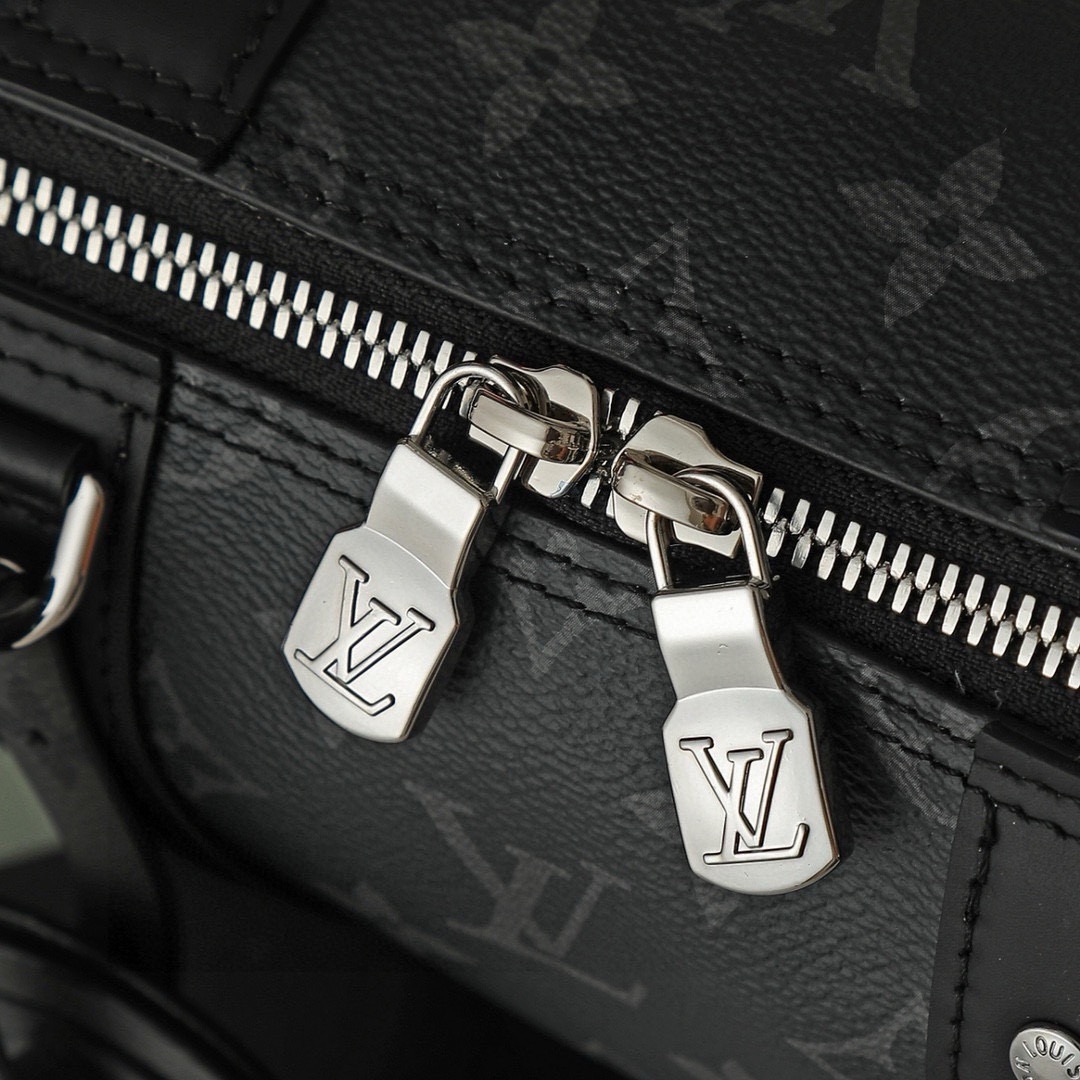 Louis Vuitton Keepall XS Monogram Eclipse Upside Down Travel Bag - Image 5