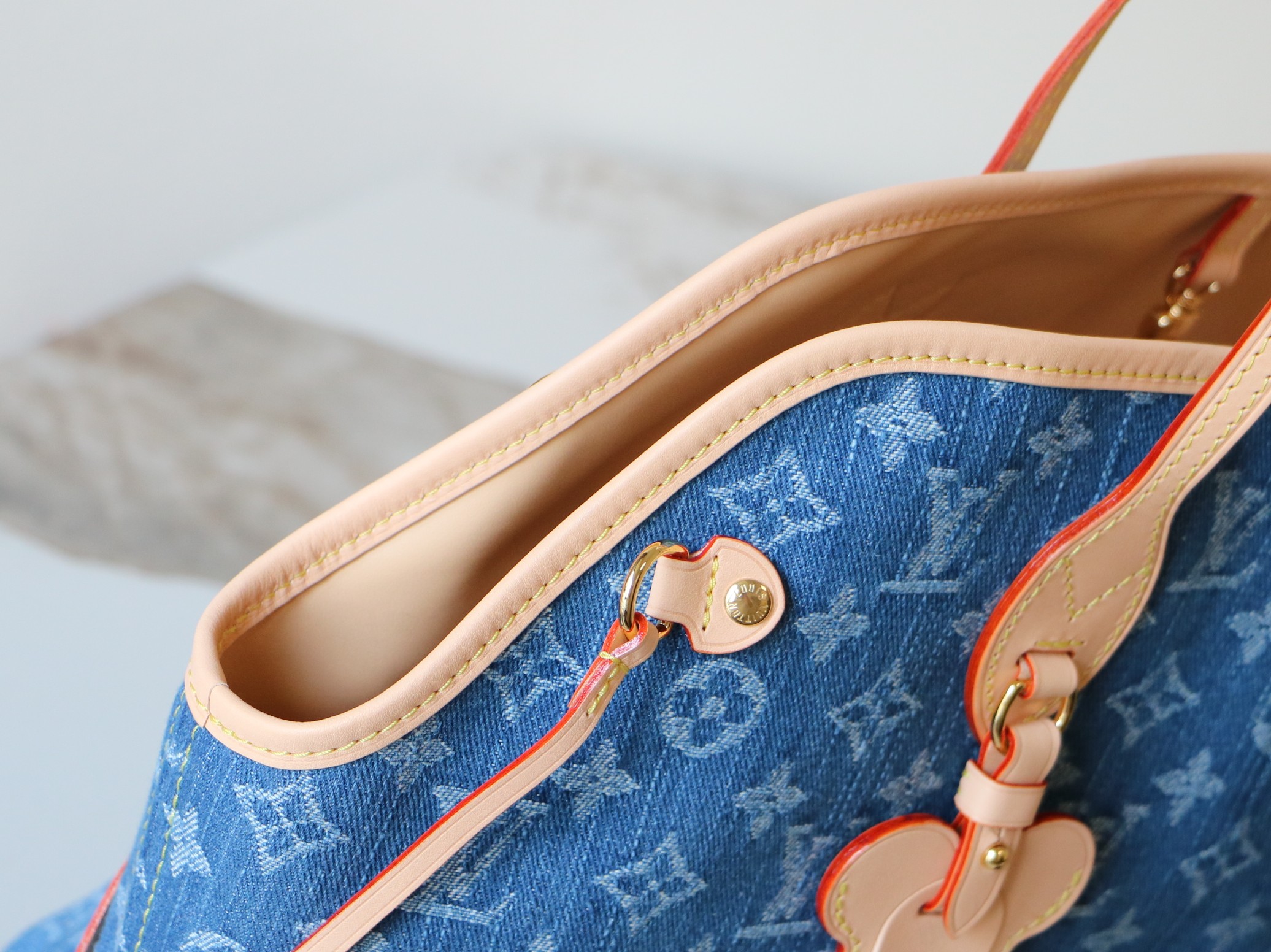 Neverwoof Medium Pet Carrier Tote in Monogram Coated Canvas and Leather - Image 5