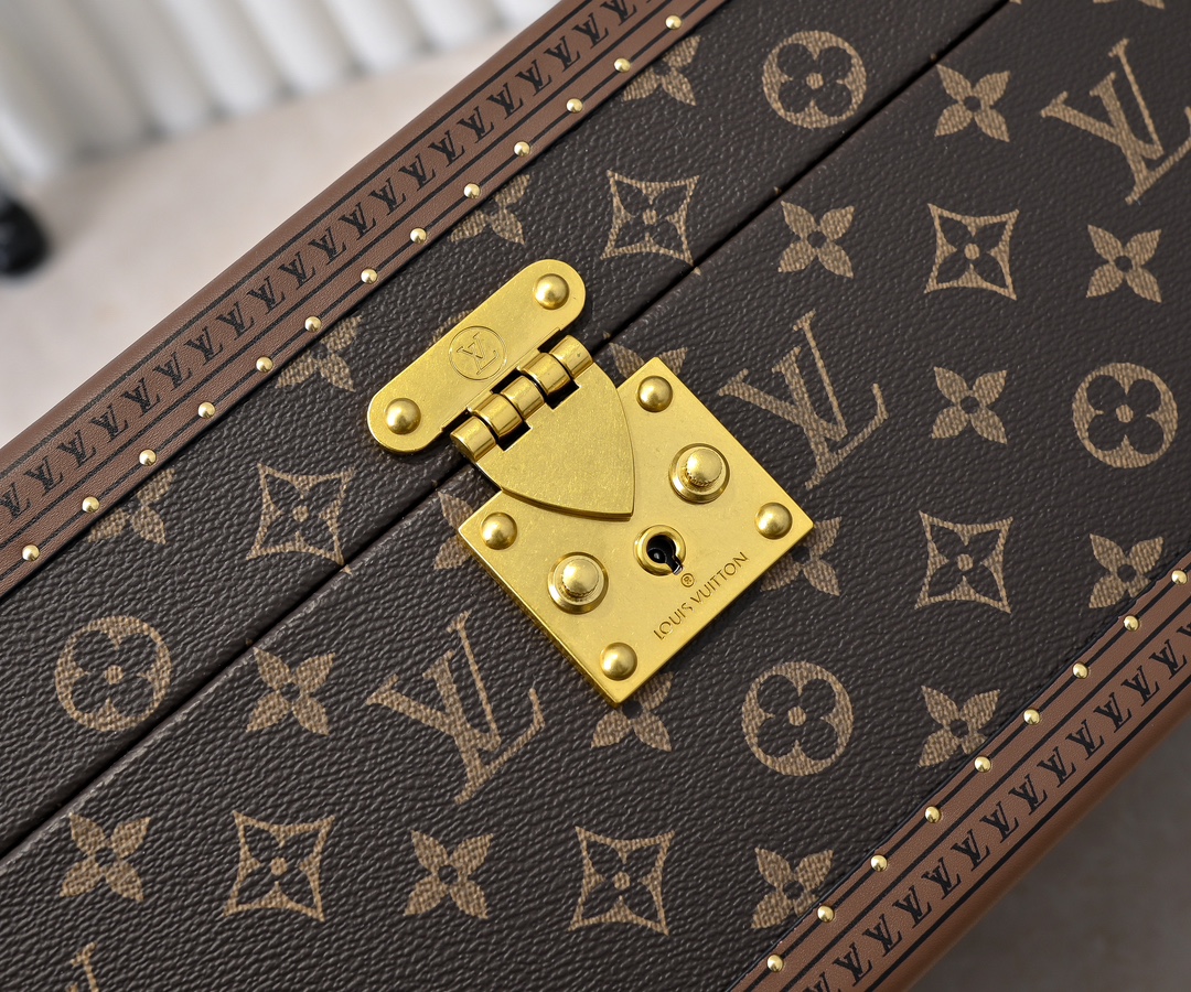 Louis Vuitton M20209 Monogram Watch and Jewelry Storage Box - Image 5